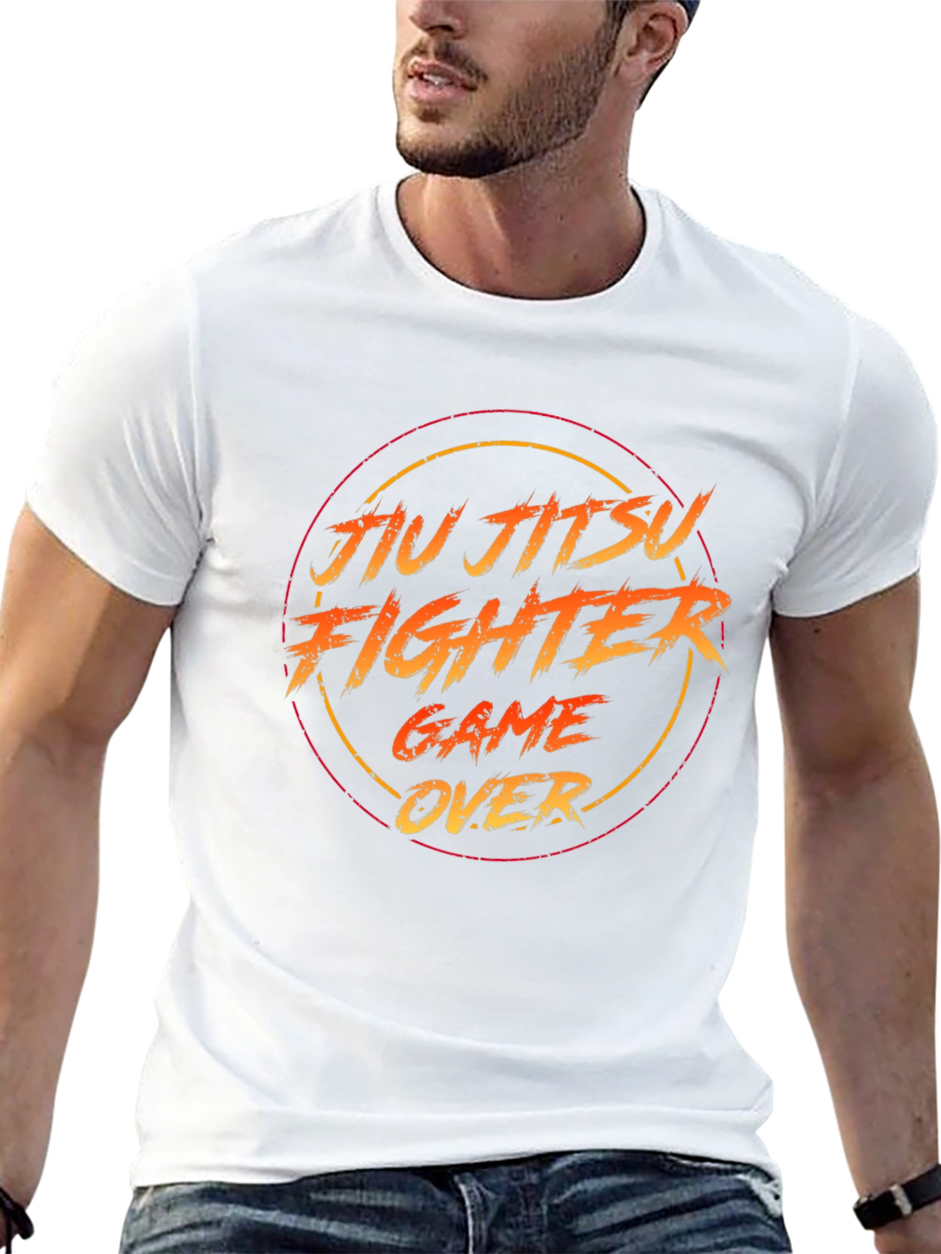 Jiu Jitsu Fighter Game Over T-Shirt