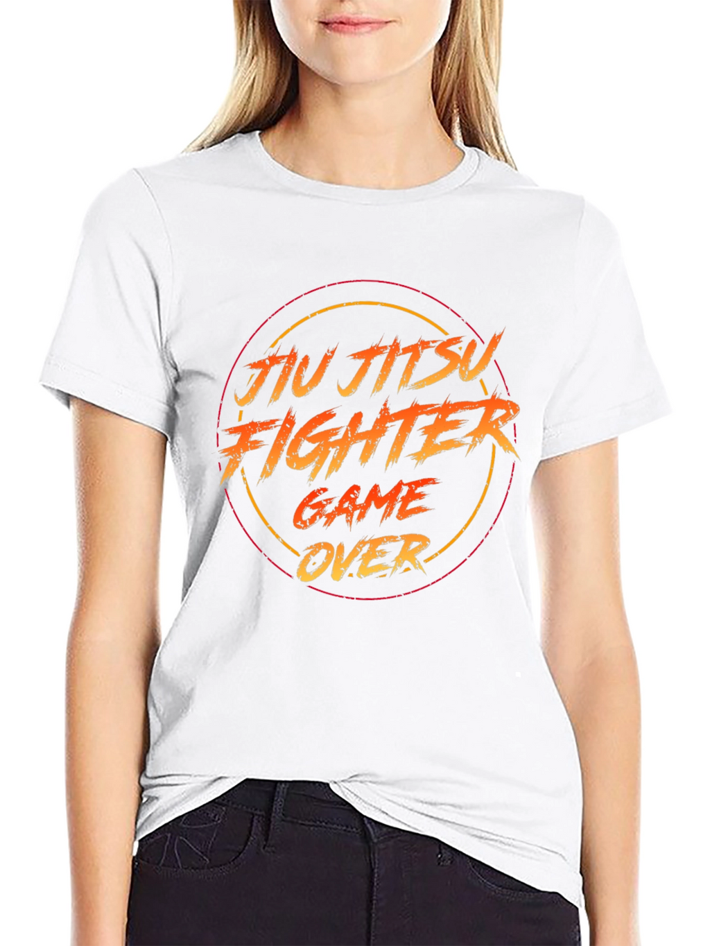 Jiu Jitsu Fighter Game Over T-Shirt