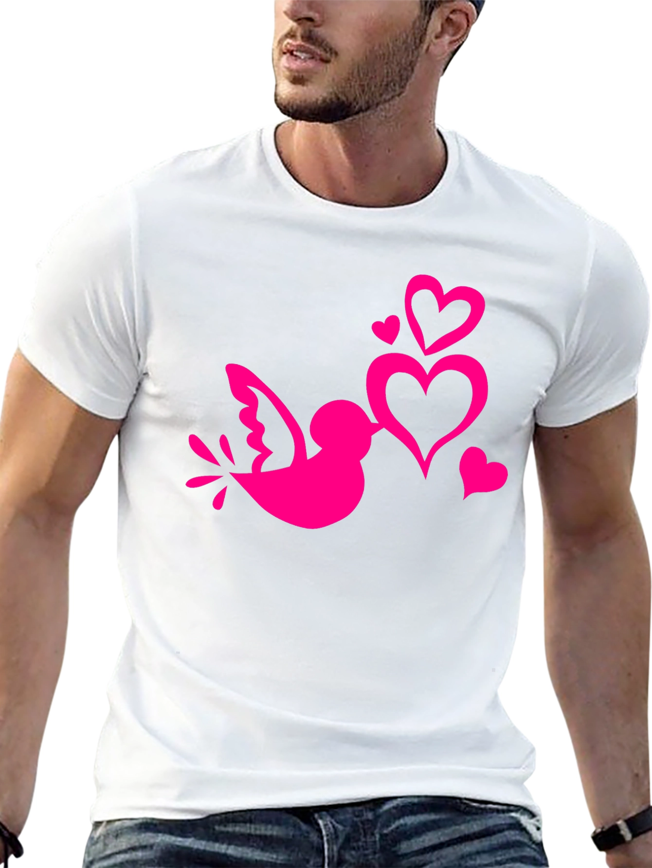 Lovebird Graphic Tee - Black