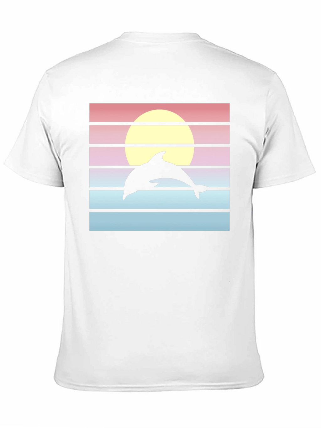 Retro Dolphin Sunset Graphic Tee