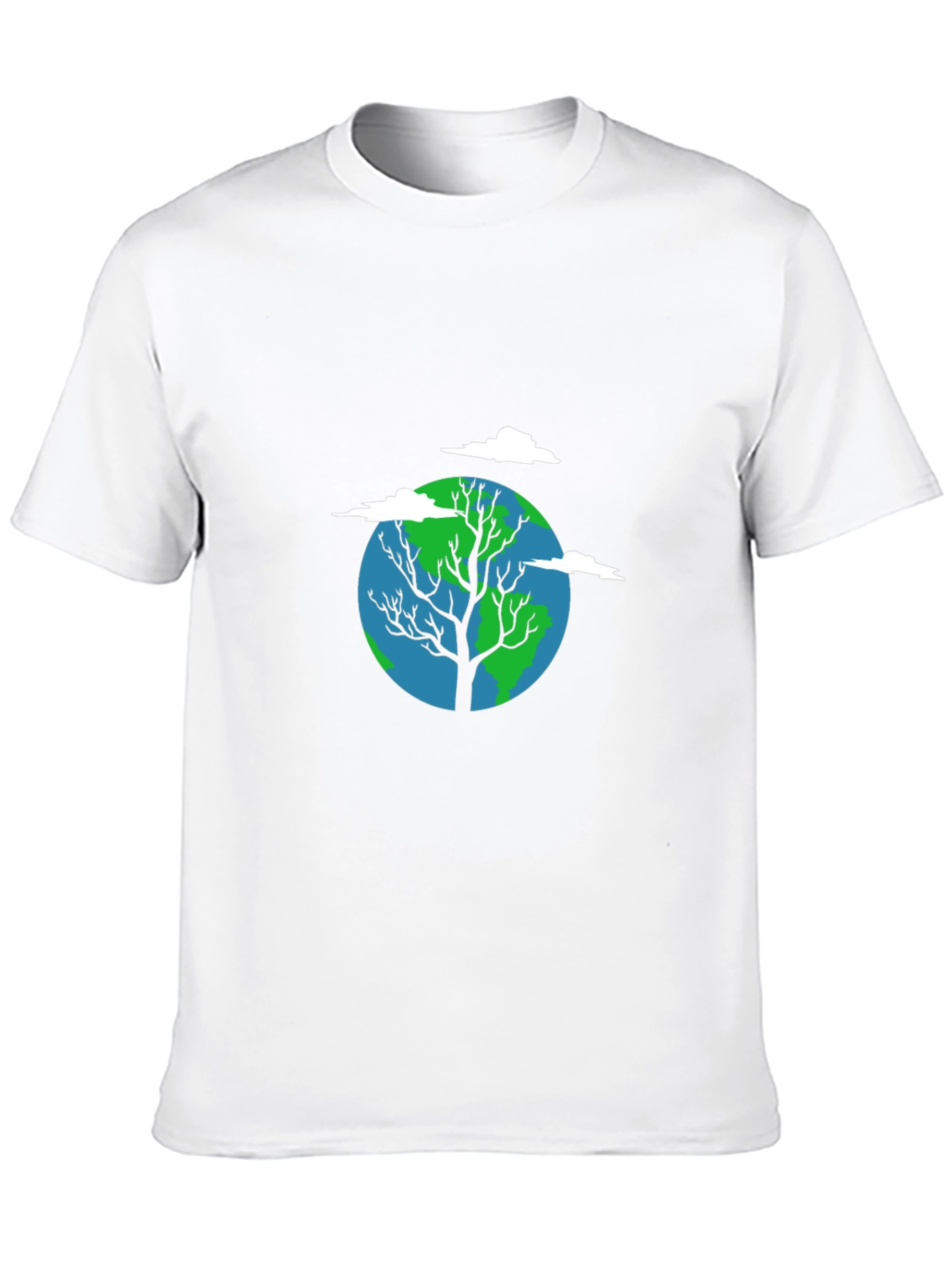 Earth Tree Graphic Tee - Black Cotton Blend