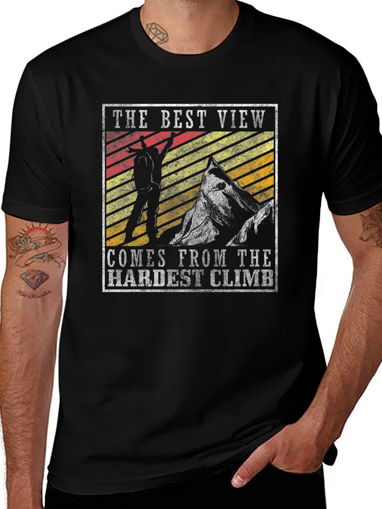 The Best View Climb Graphic Tee