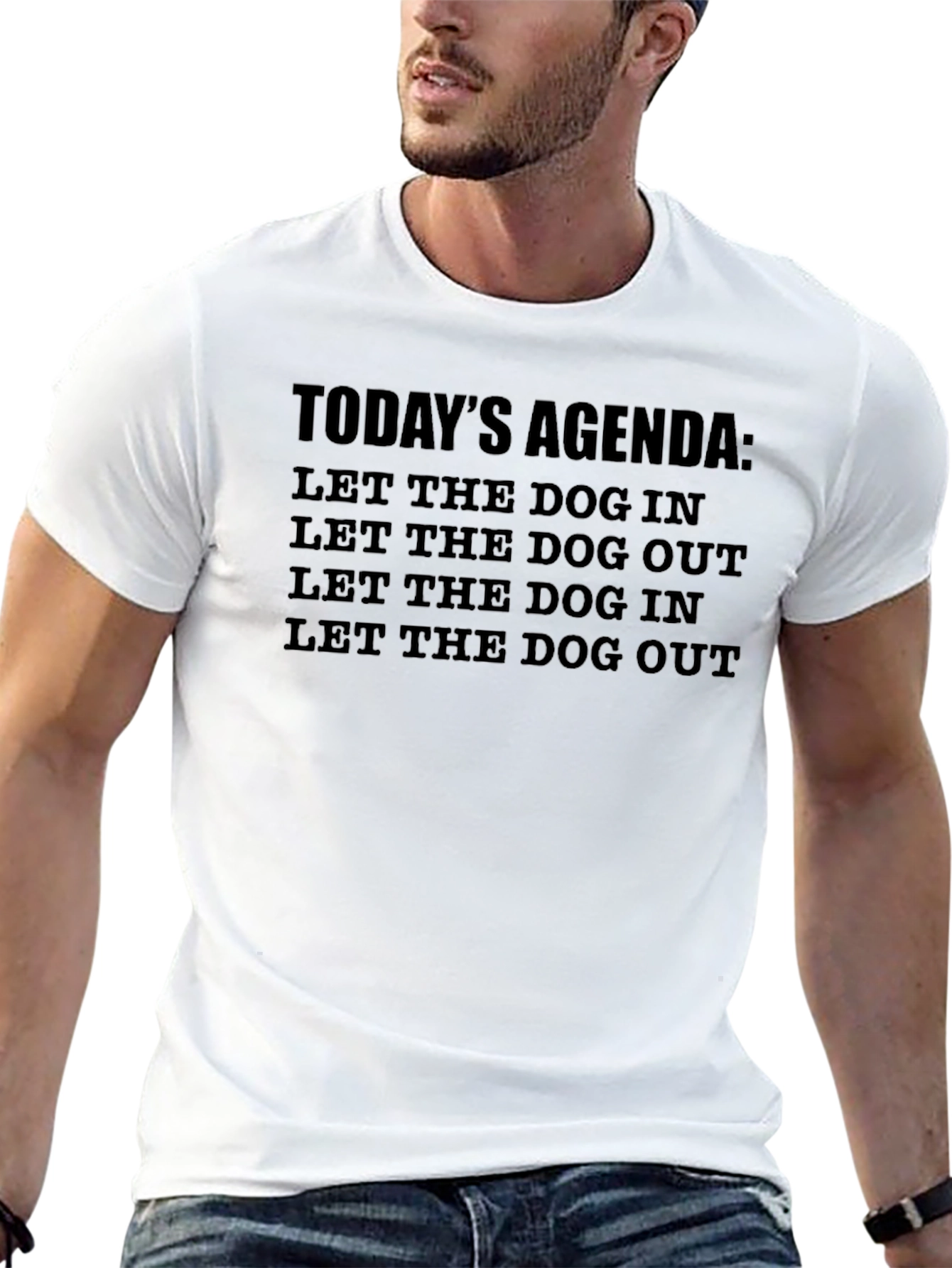 Dog Lovers Agenda T-Shirt - Pet Owner Tee