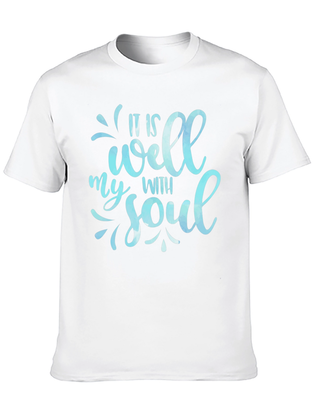 It Is Well With My Soul Black T-Shirt