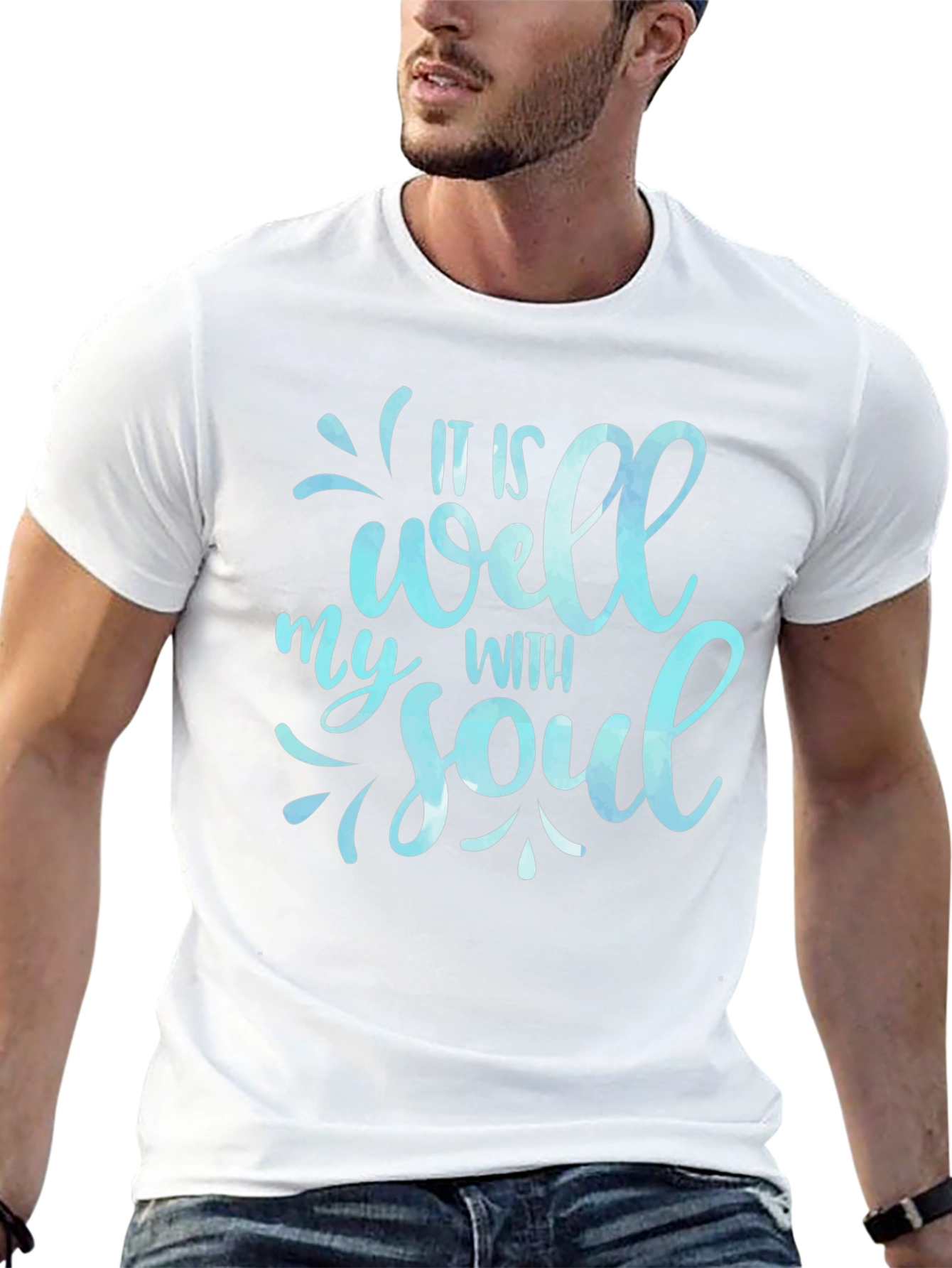 It Is Well With My Soul Black T-Shirt