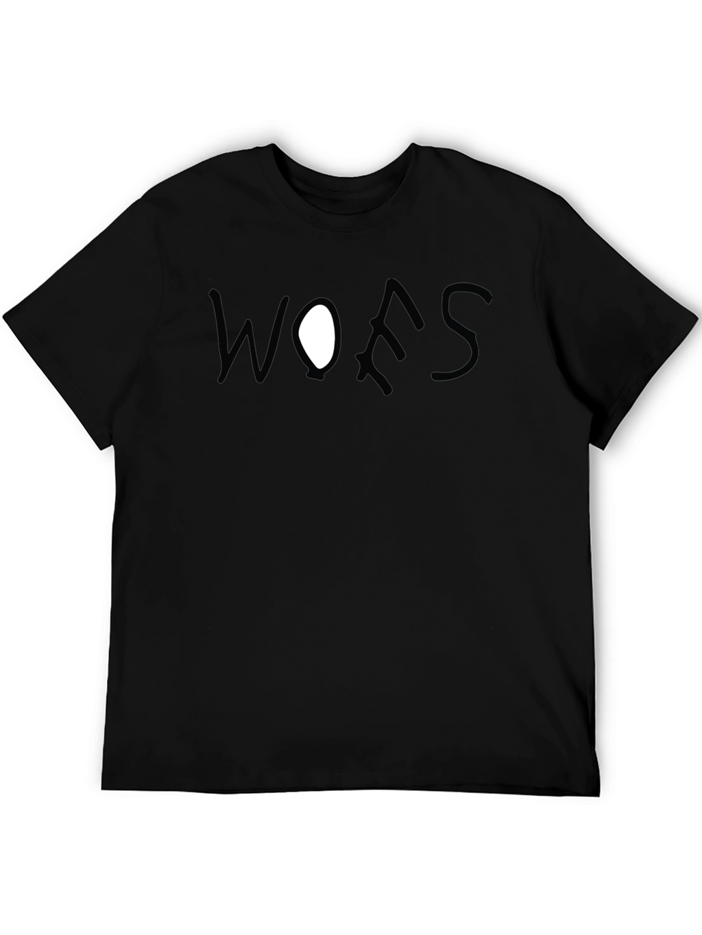WOES Black Graphic Tee Casual Style
