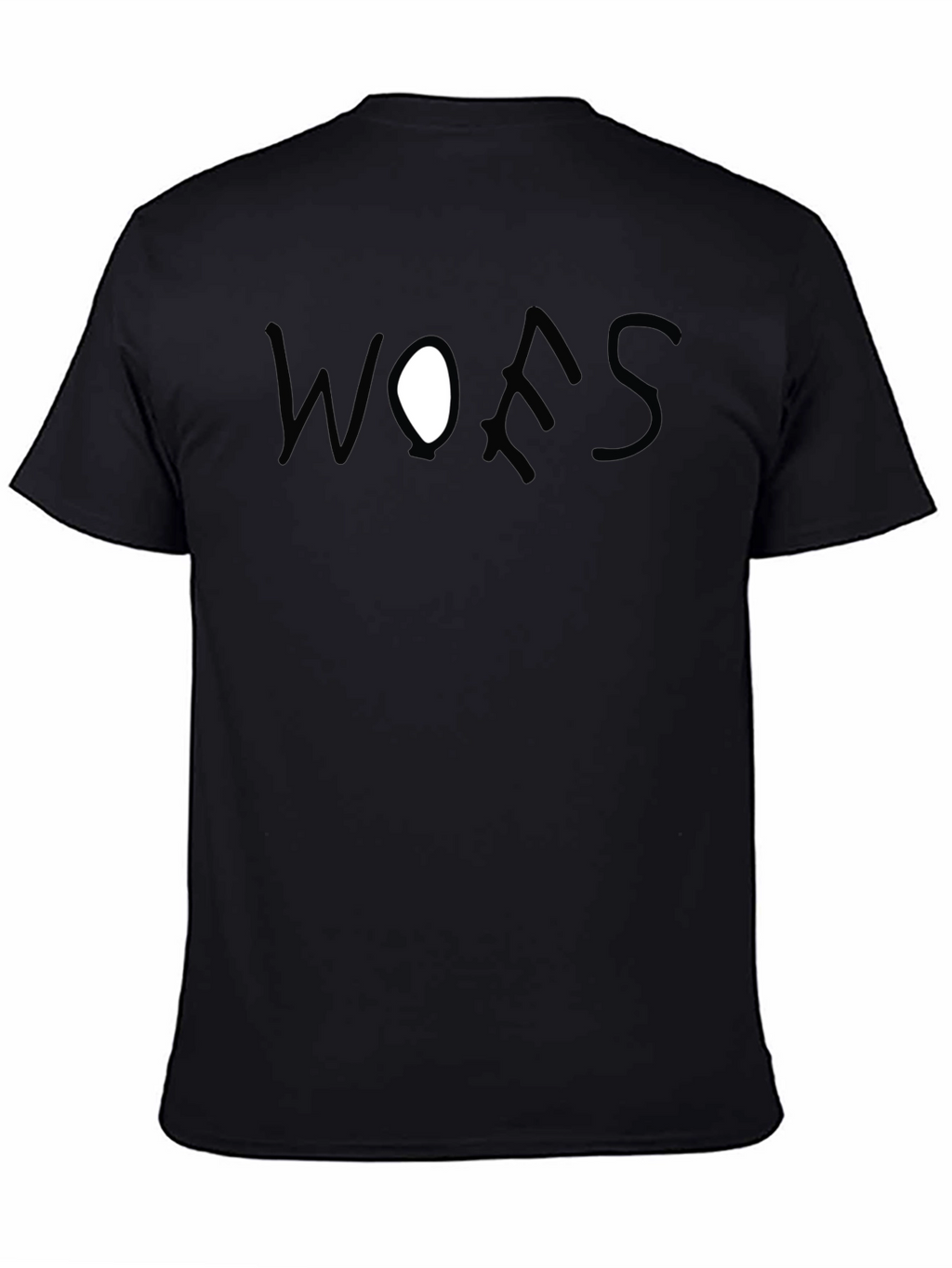 WOES Black Graphic Tee Casual Style