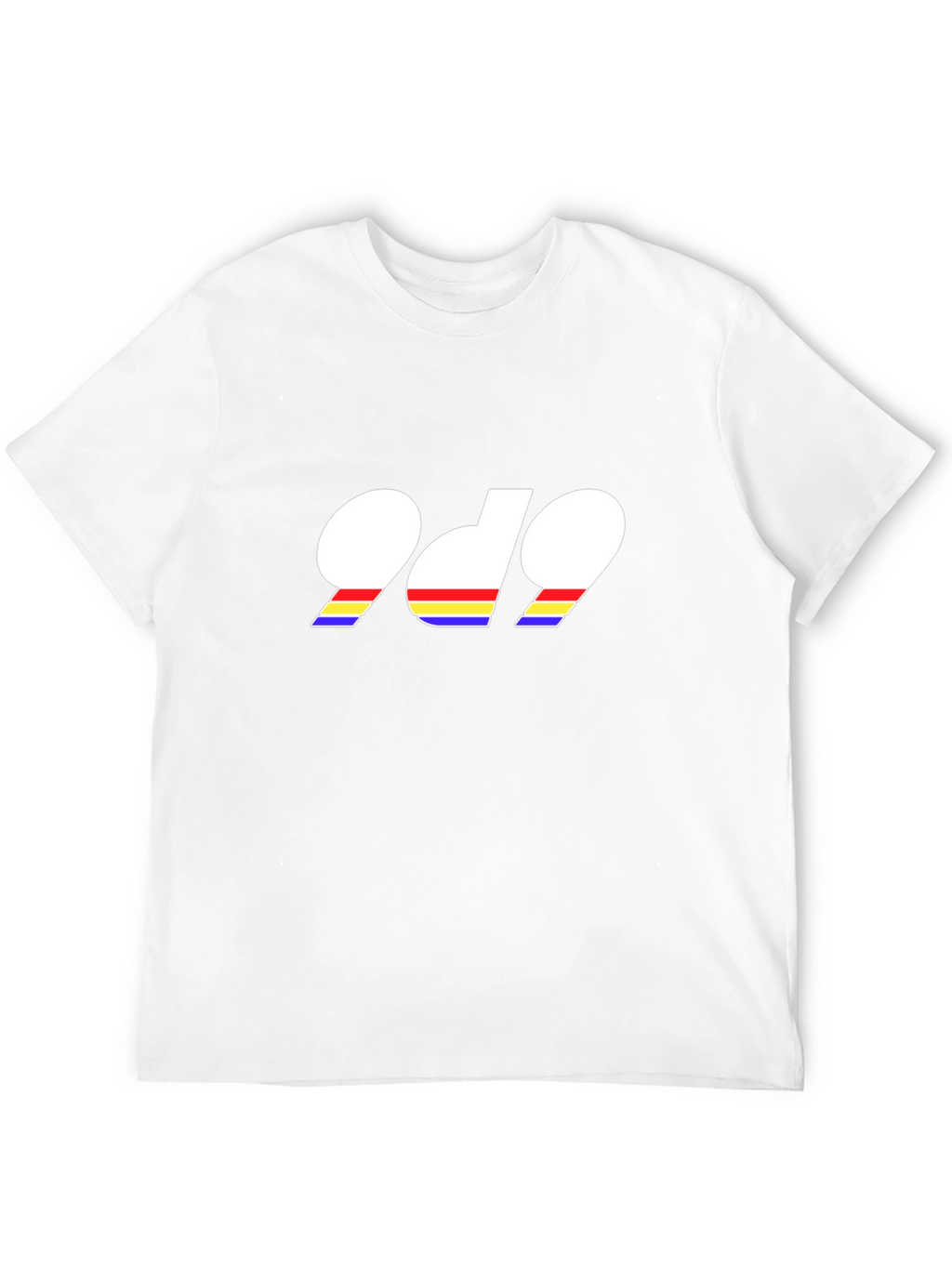 Retro 969 Graphic Tee - Black Cotton T-Shirt