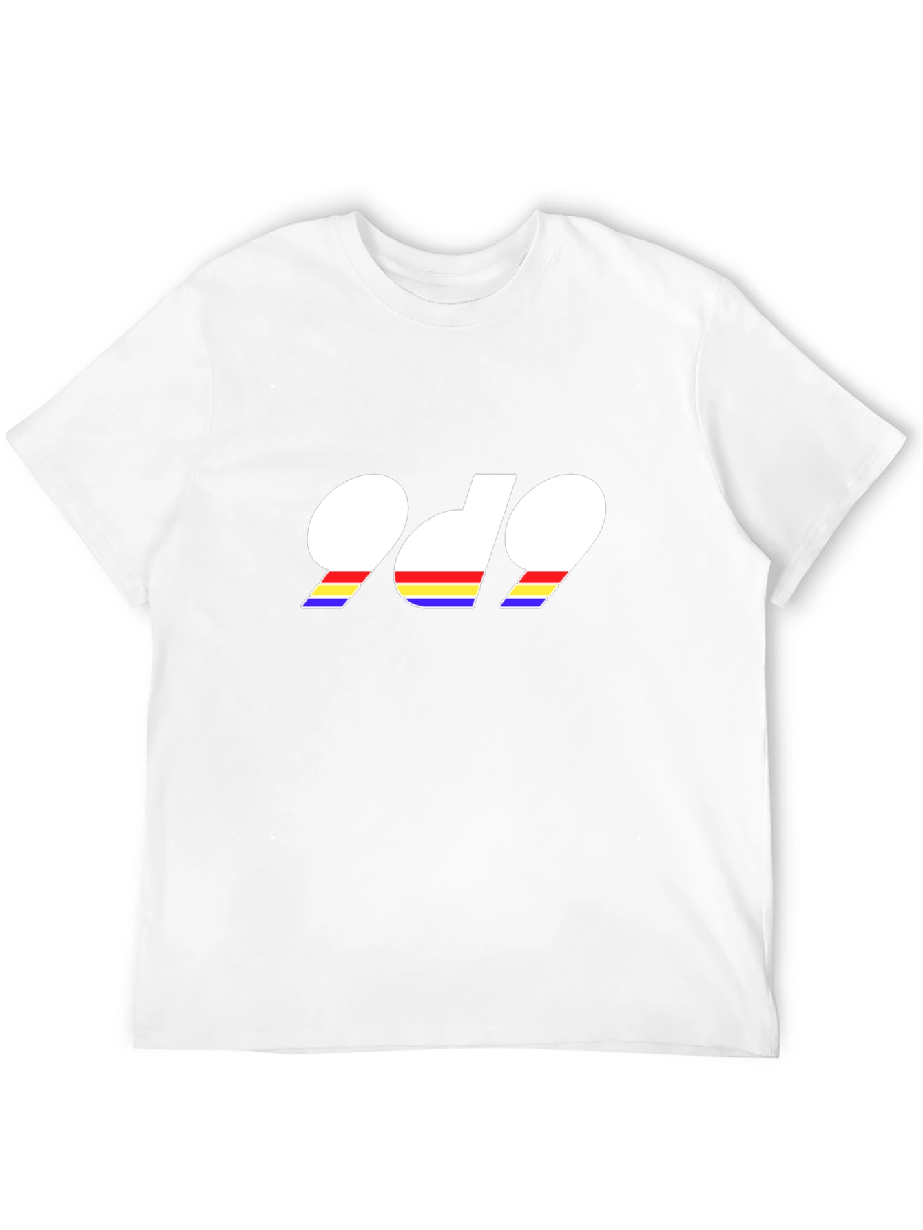 Retro 969 Graphic Tee - Black Cotton T-Shirt