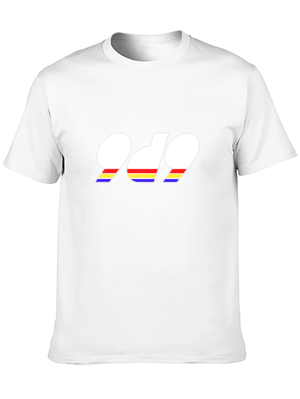 Retro 969 Graphic Tee - Black Cotton T-Shirt