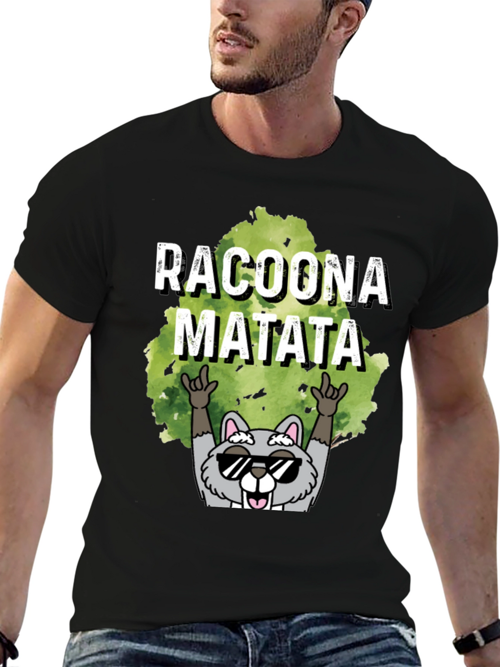 Racoona Matata Graphic T-Shirt