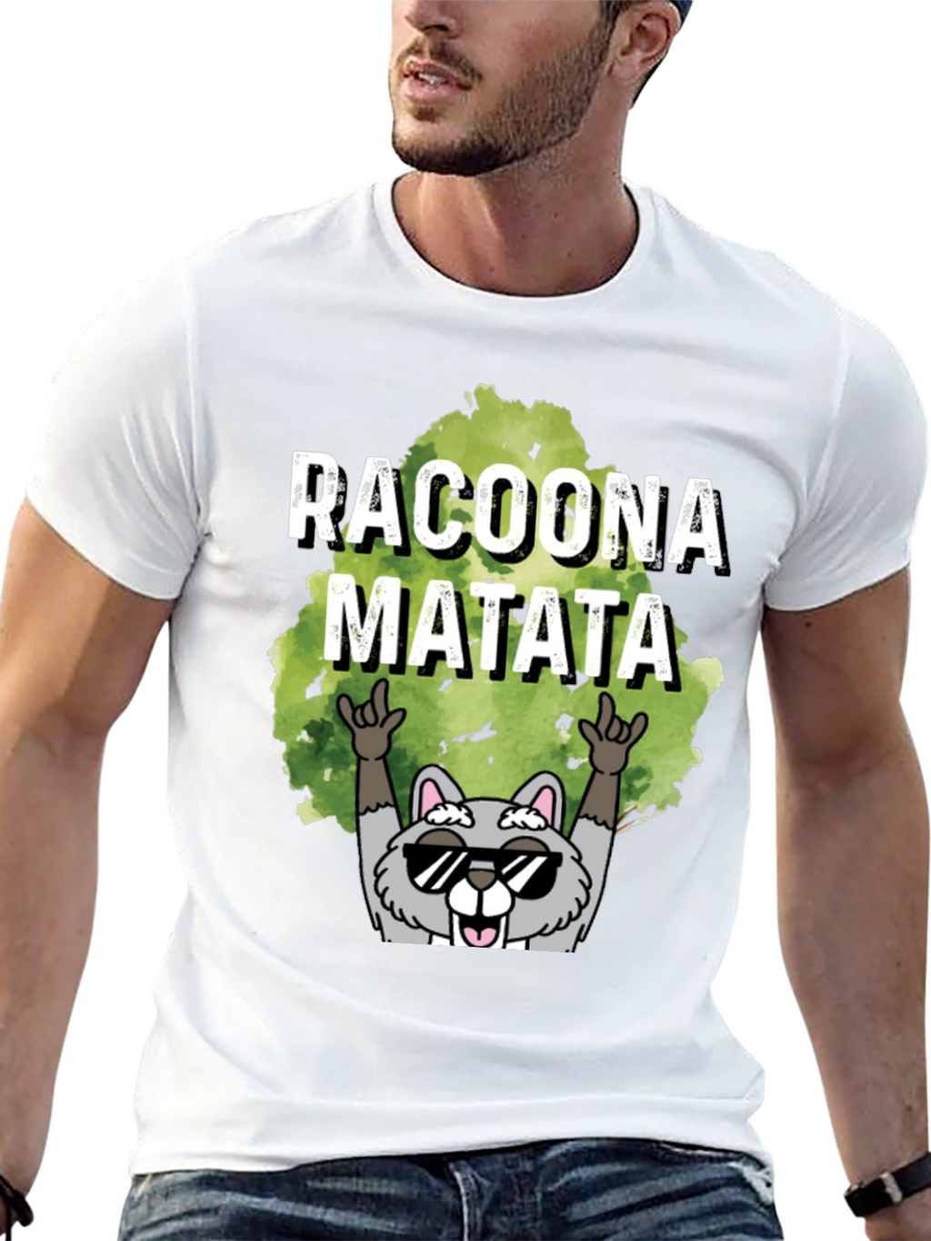 Racoona Matata Graphic T-Shirt