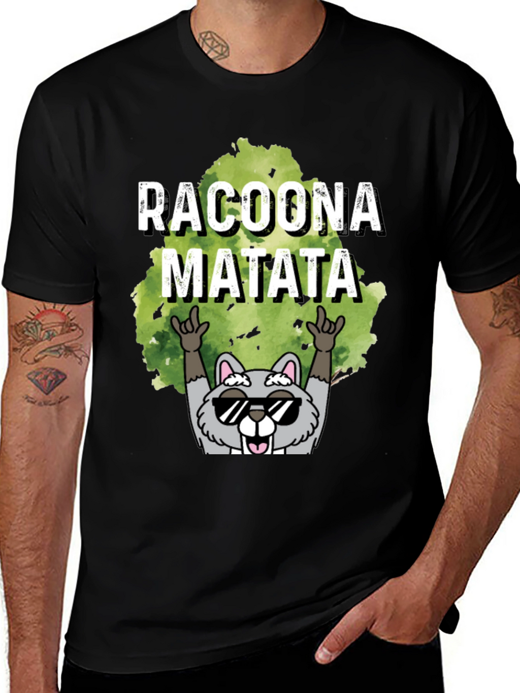 Racoona Matata Graphic T-Shirt