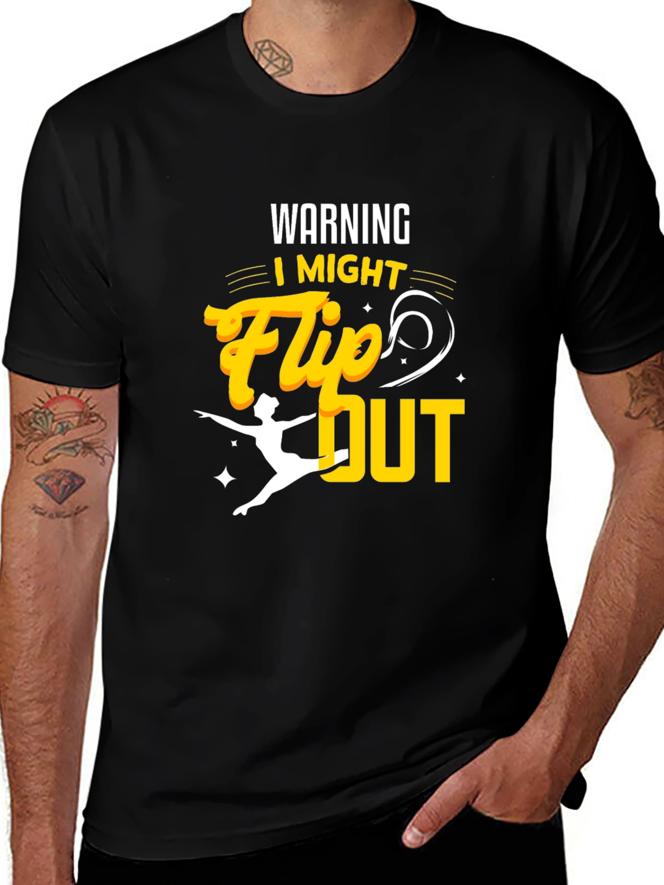 Warning I Might Flip Out T-Shirt