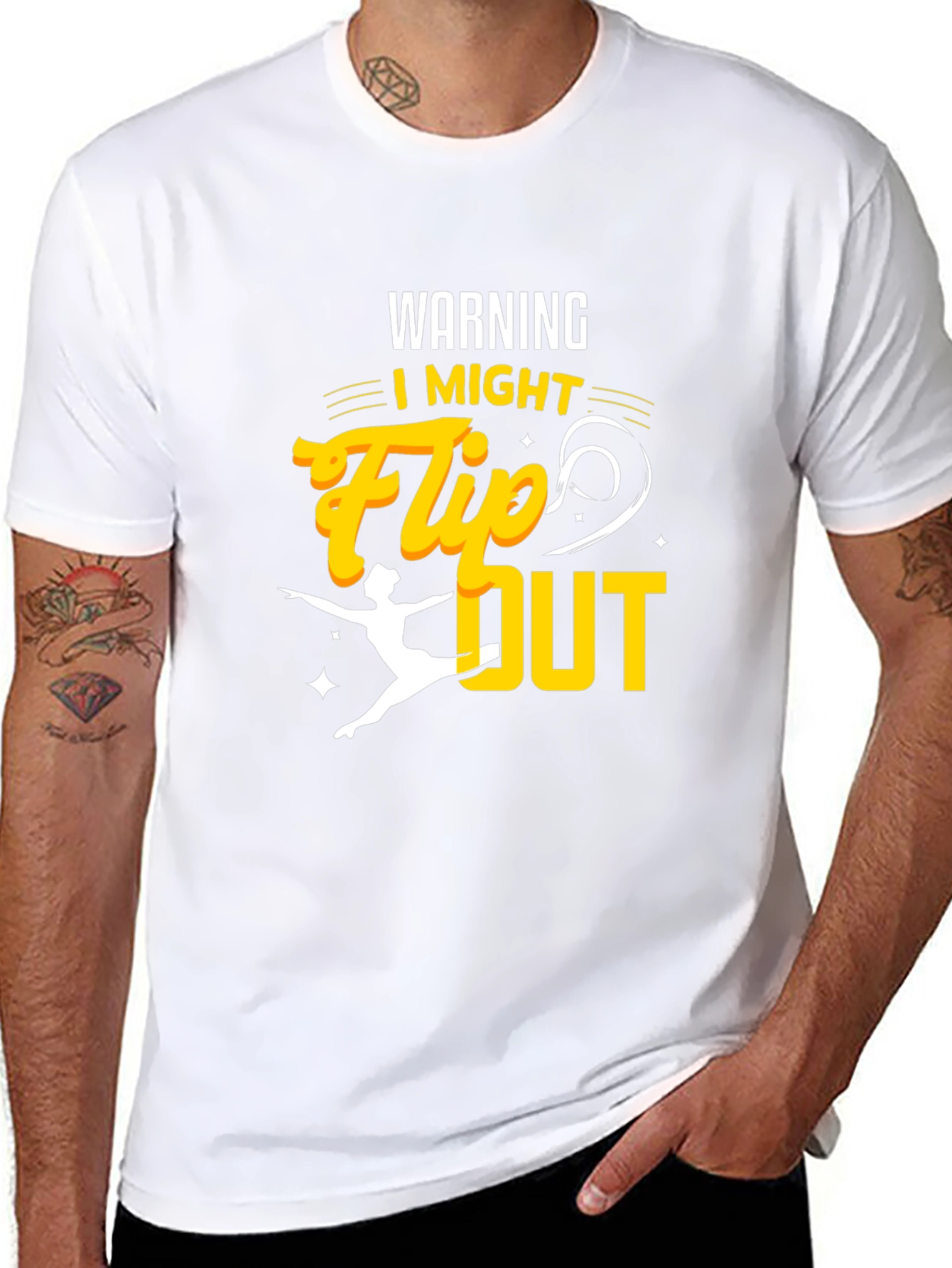 Warning I Might Flip Out T-Shirt