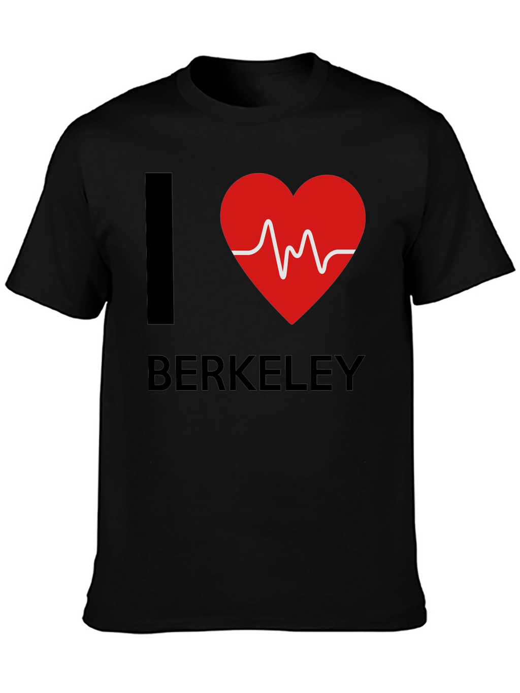 I Heart Berkeley T-Shirt - Classic Black Tee
