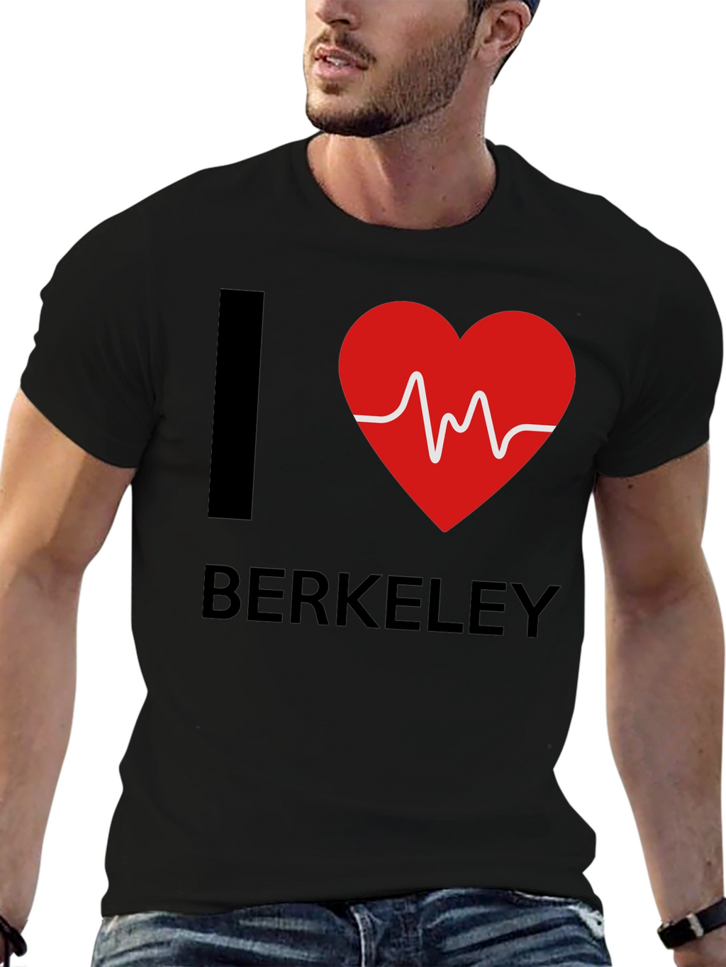 I Heart Berkeley T-Shirt - Classic Black Tee