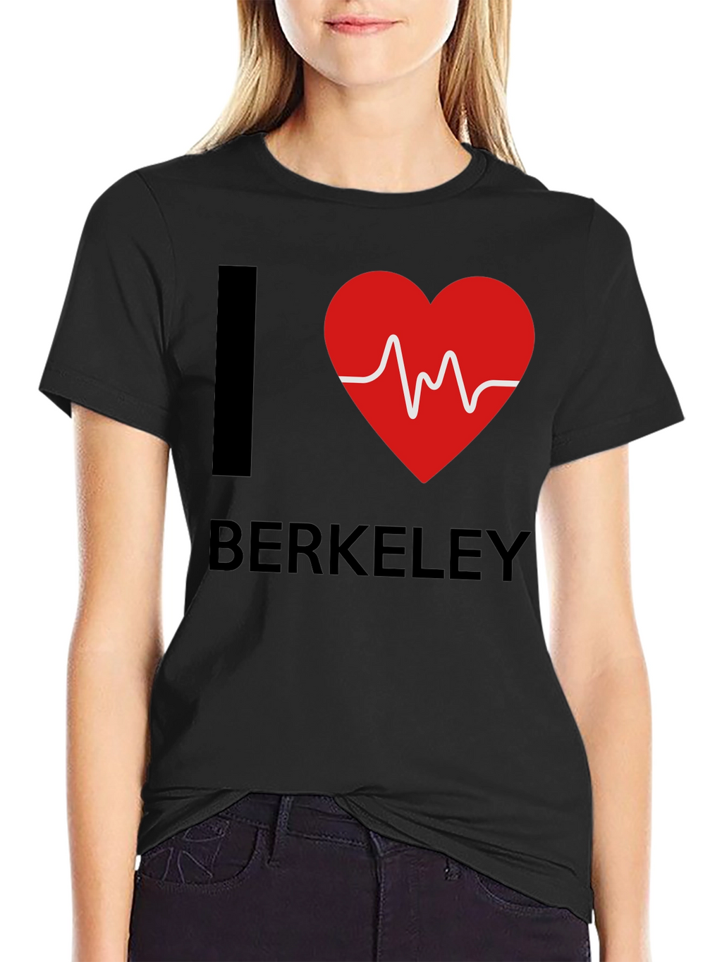I Heart Berkeley T-Shirt - Classic Black Tee
