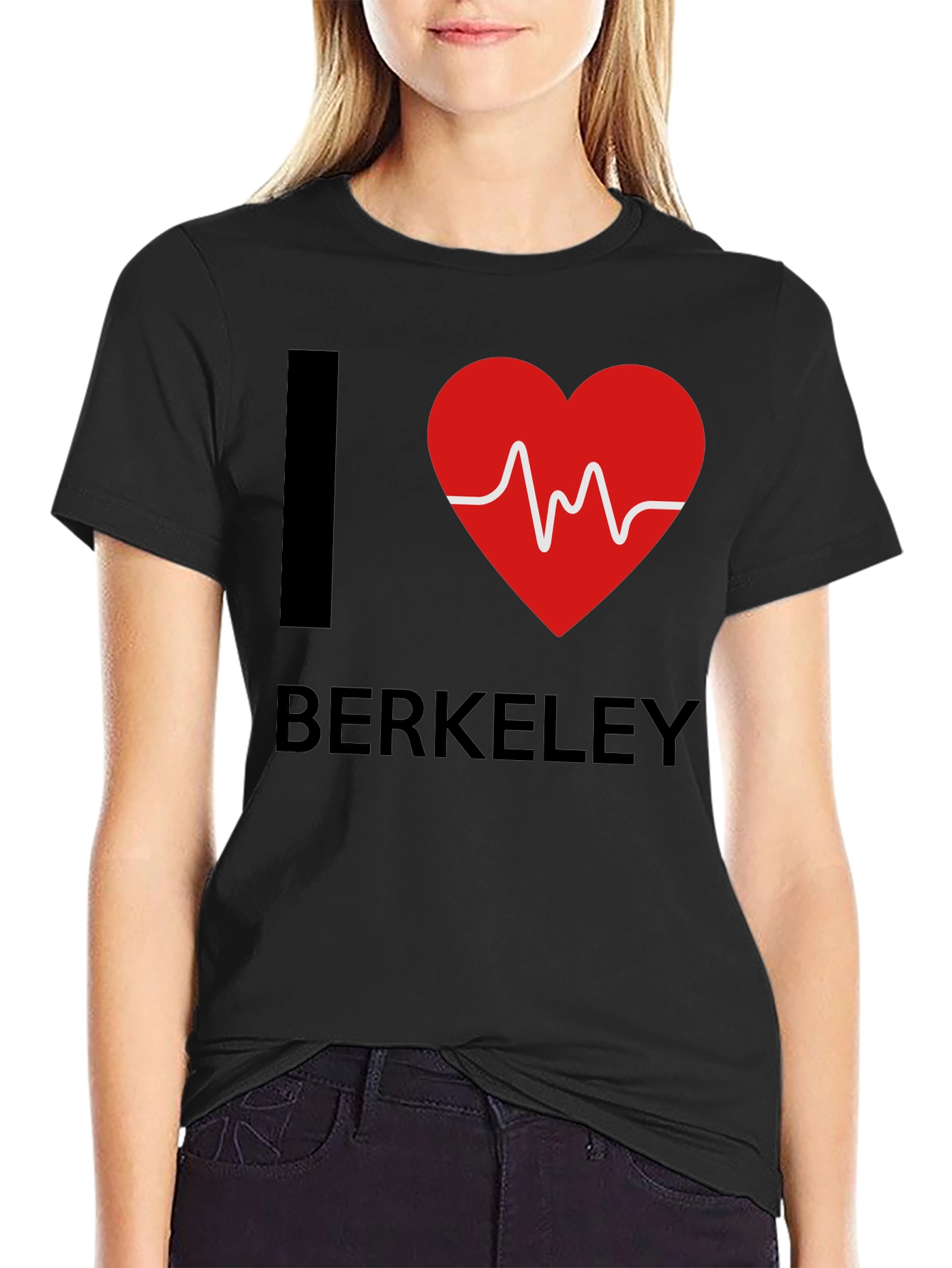 I Heart Berkeley T-Shirt - Classic Black Tee