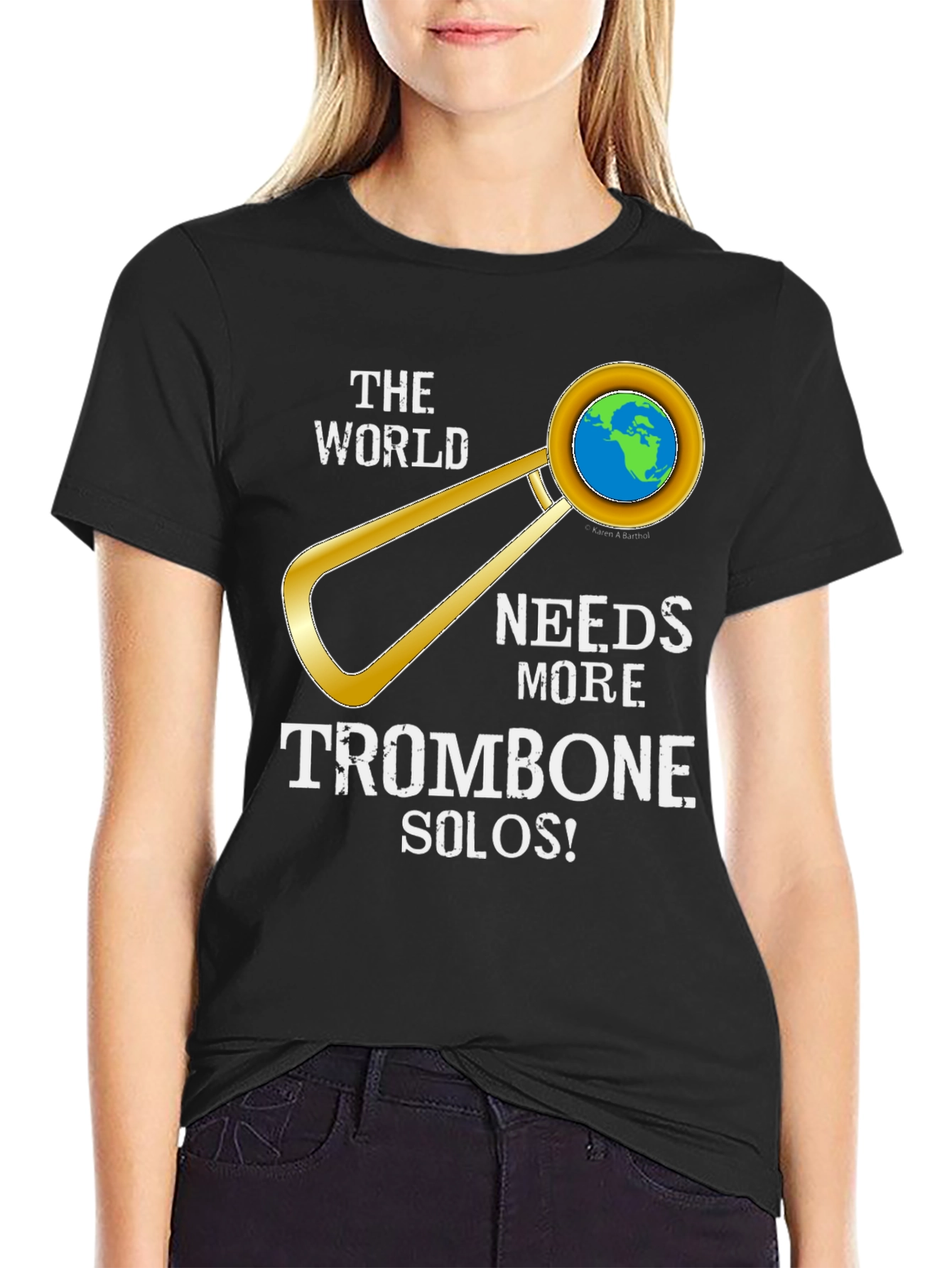 The World Needs More Trombone Solos T-Shirt