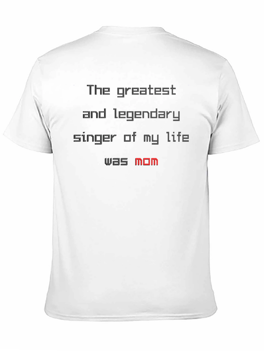 Greatest Singer Mom T-Shirt - Black