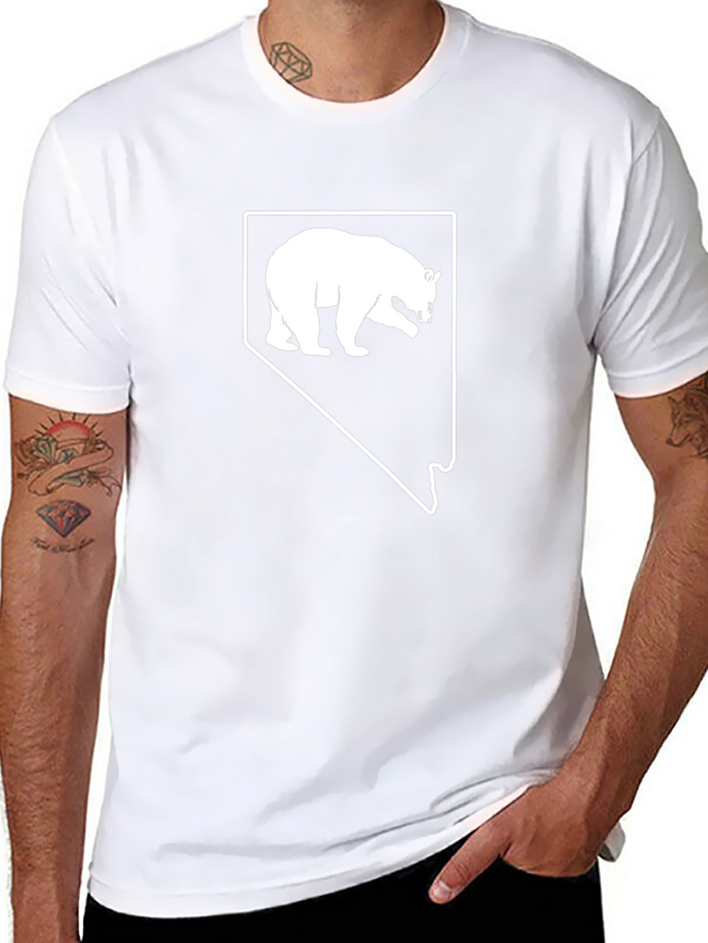 Nevada Bear Graphic Tee - State Pride Shirt