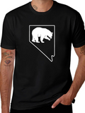 Nevada Bear Graphic Tee - State Pride Shirt
