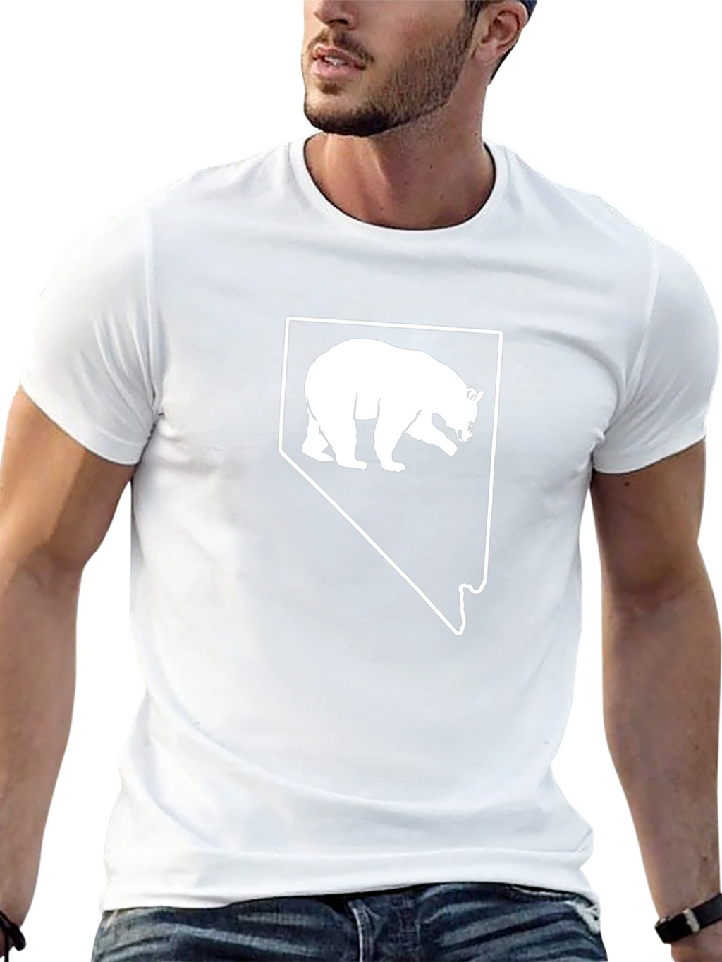 Nevada Bear Graphic Tee - State Pride Shirt