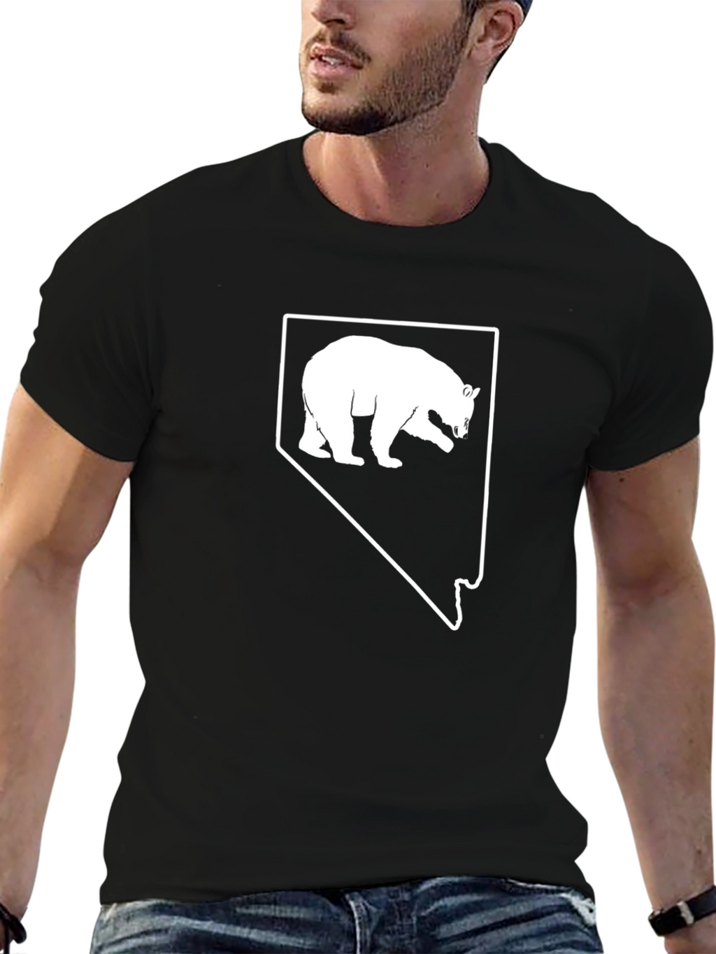 Nevada Bear Graphic Tee - State Pride Shirt