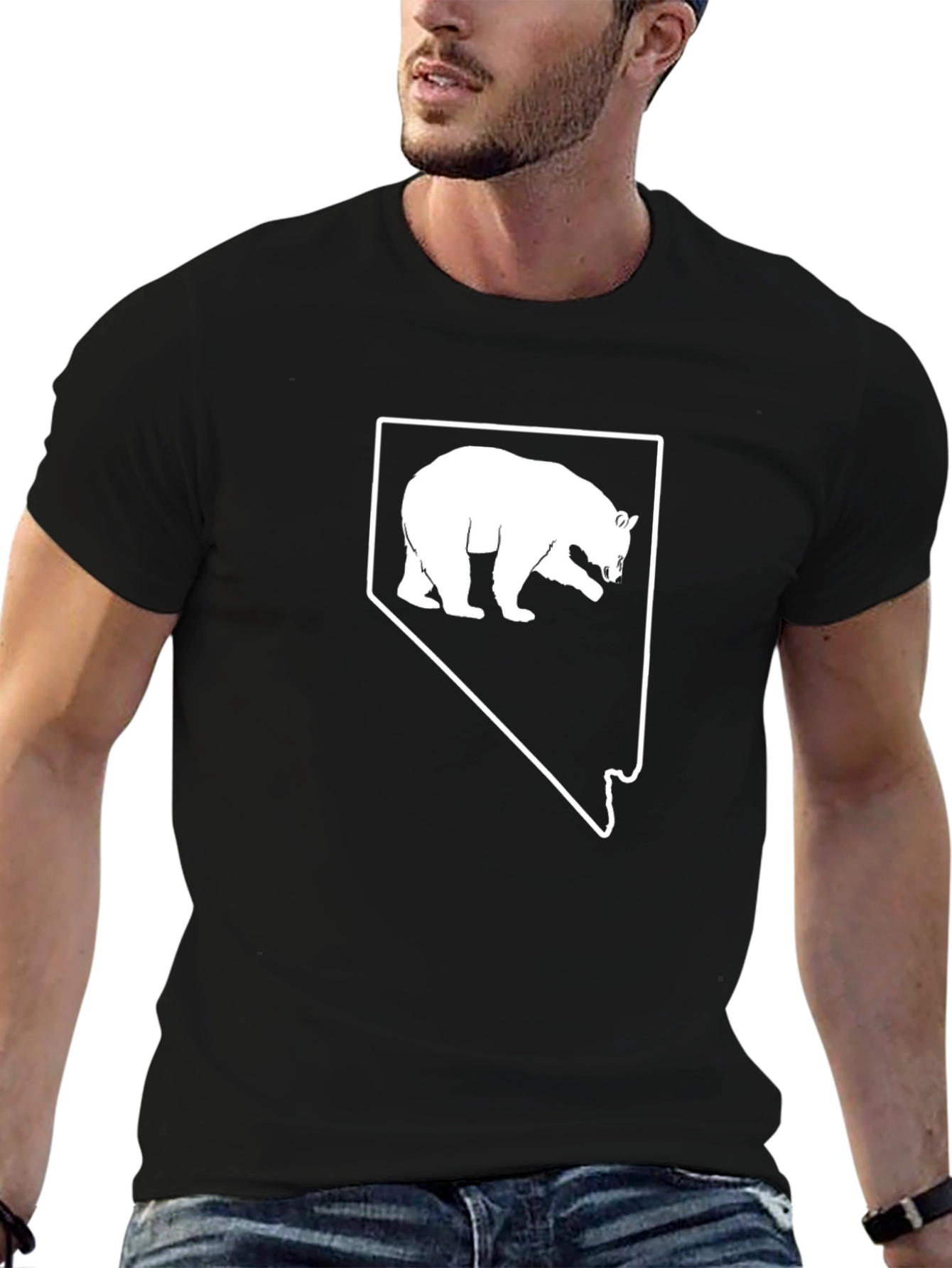 Nevada Bear Graphic Tee - State Pride Shirt