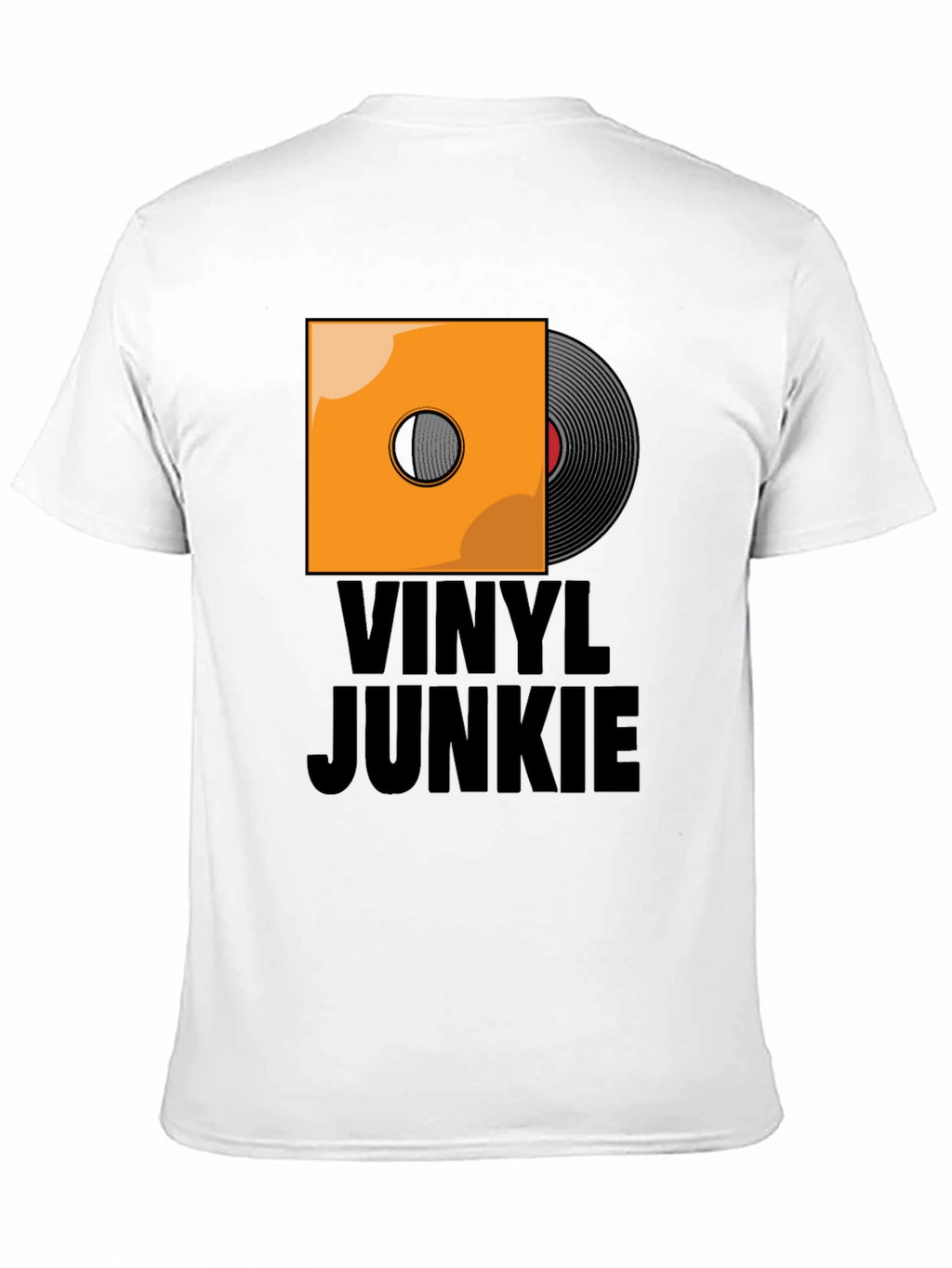Vinyl Junkie Graphic T-Shirt - Music Lover Tee
