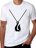 Maori Hook Pendant Black T-Shirt