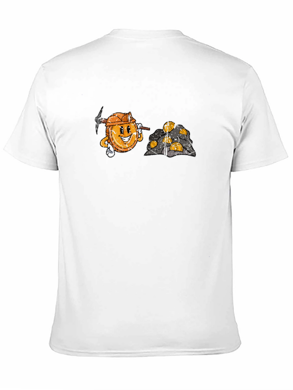 Bitcoin Miner Cartoon Graphic T-Shirt
