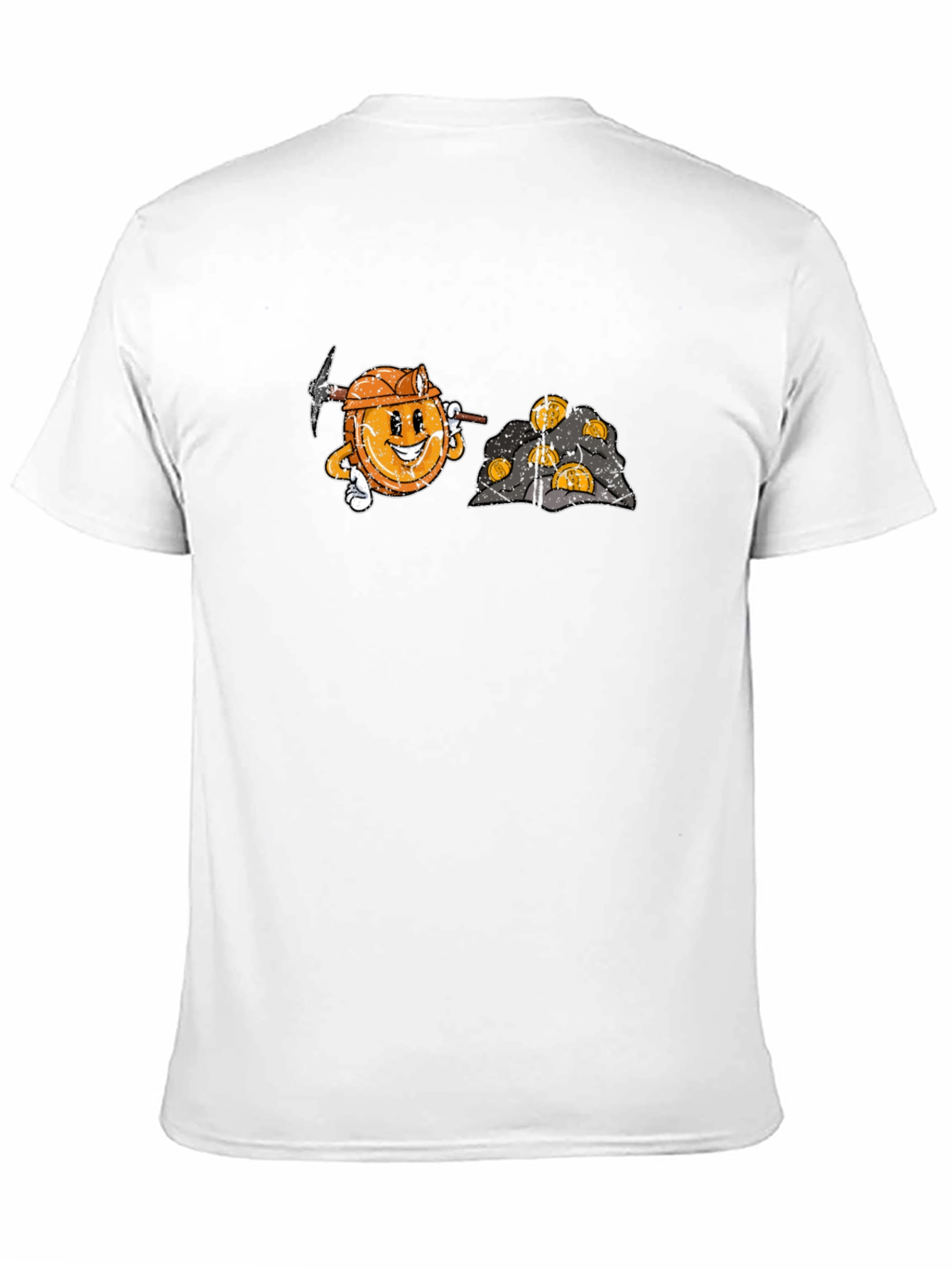 Bitcoin Miner Cartoon Graphic T-Shirt