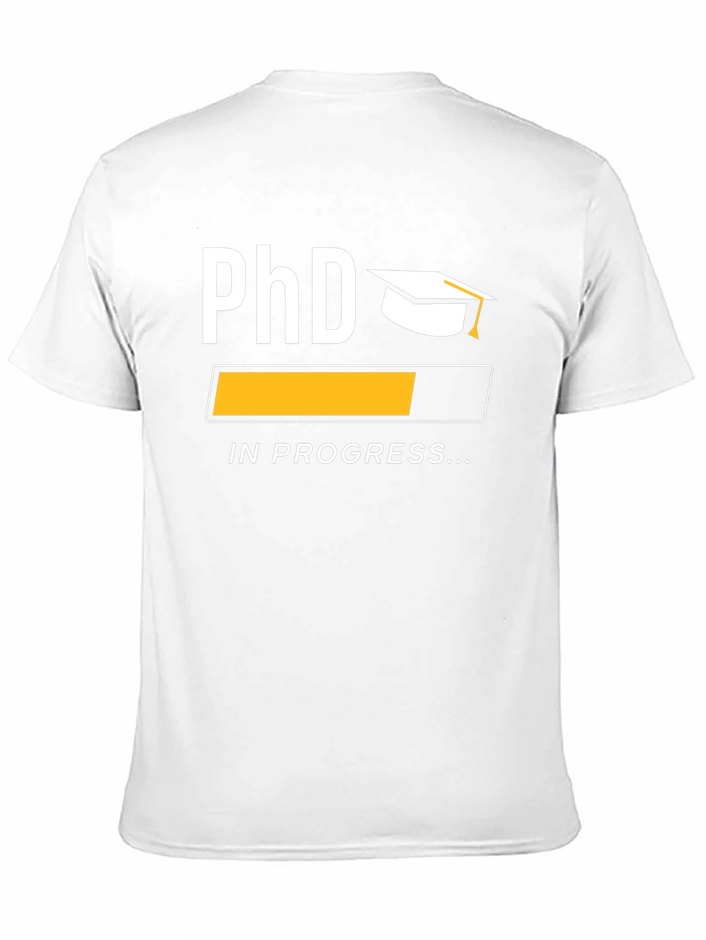 PhD In Progress Black Graphic Tee