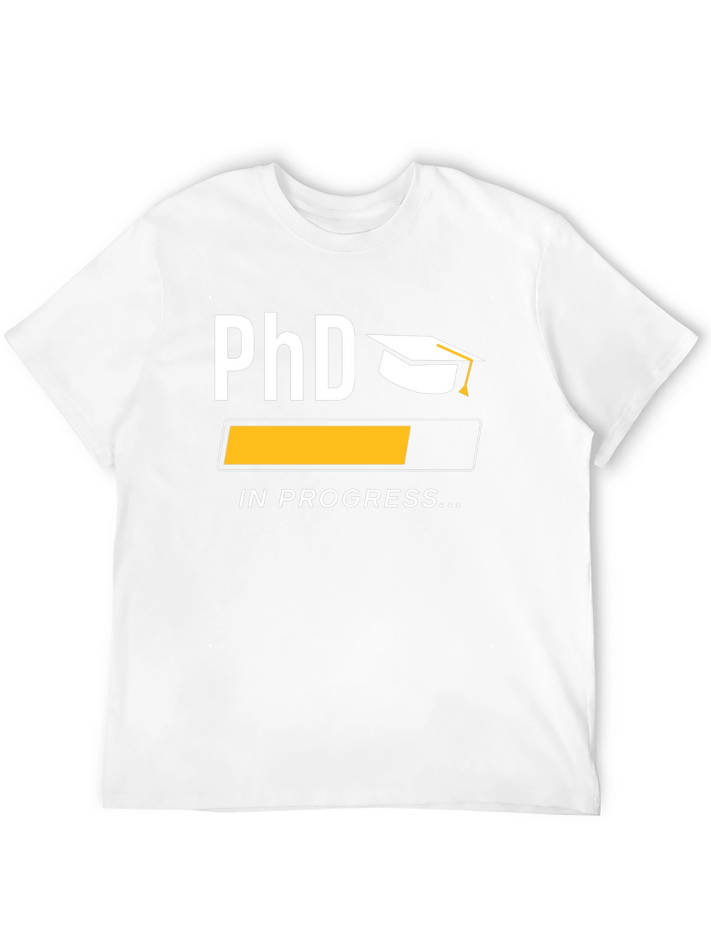PhD In Progress Black Graphic Tee
