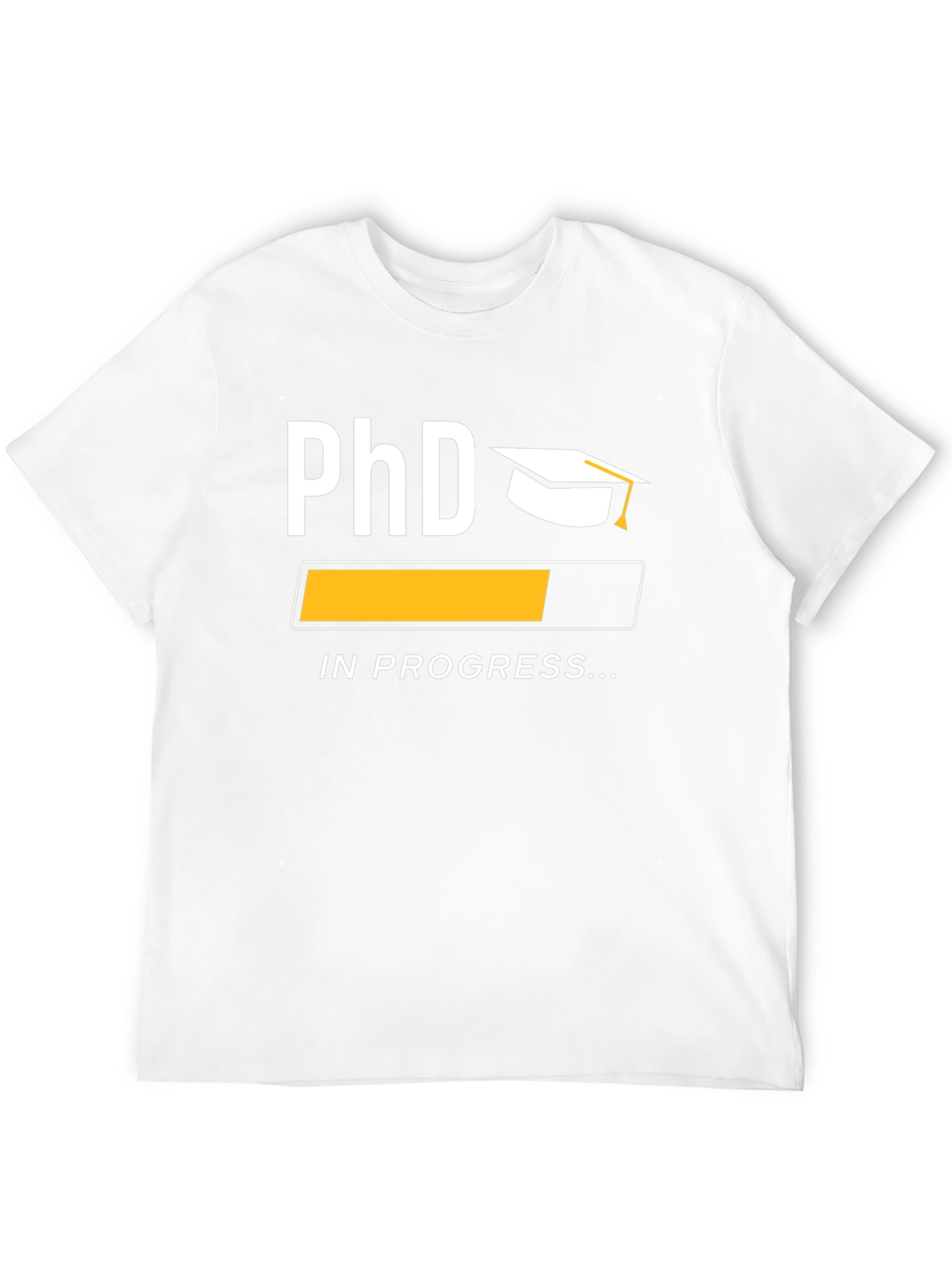 PhD In Progress Black Graphic Tee