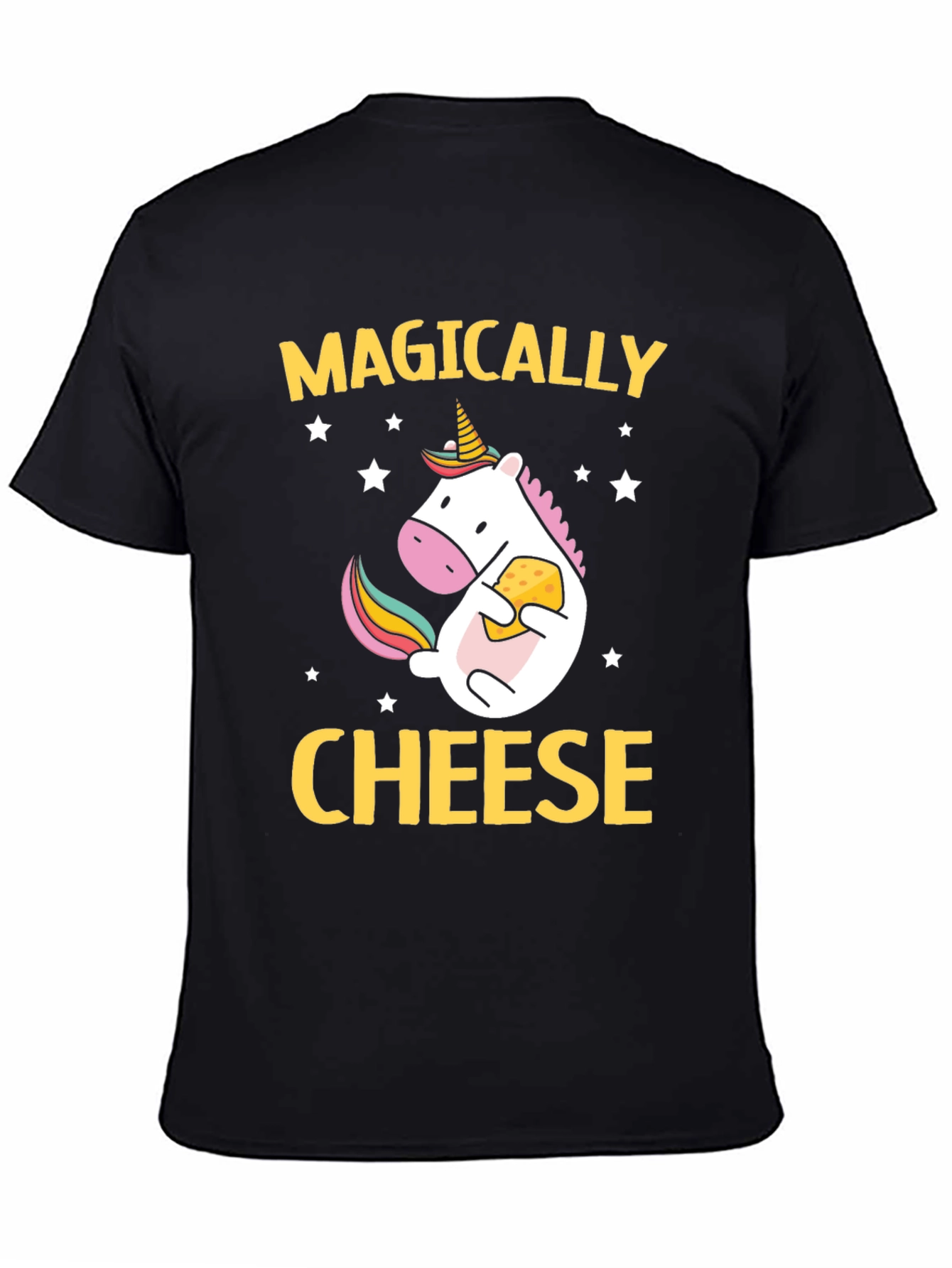 Magically Cheese Unicorn Graphic T-Shirt