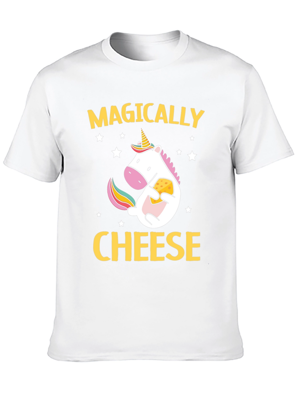 Magically Cheese Unicorn Graphic T-Shirt
