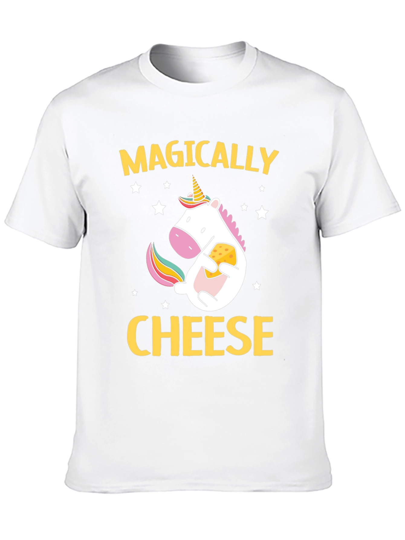 Magically Cheese Unicorn Graphic T-Shirt