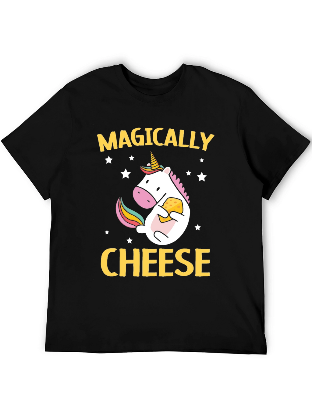 Magically Cheese Unicorn Graphic T-Shirt