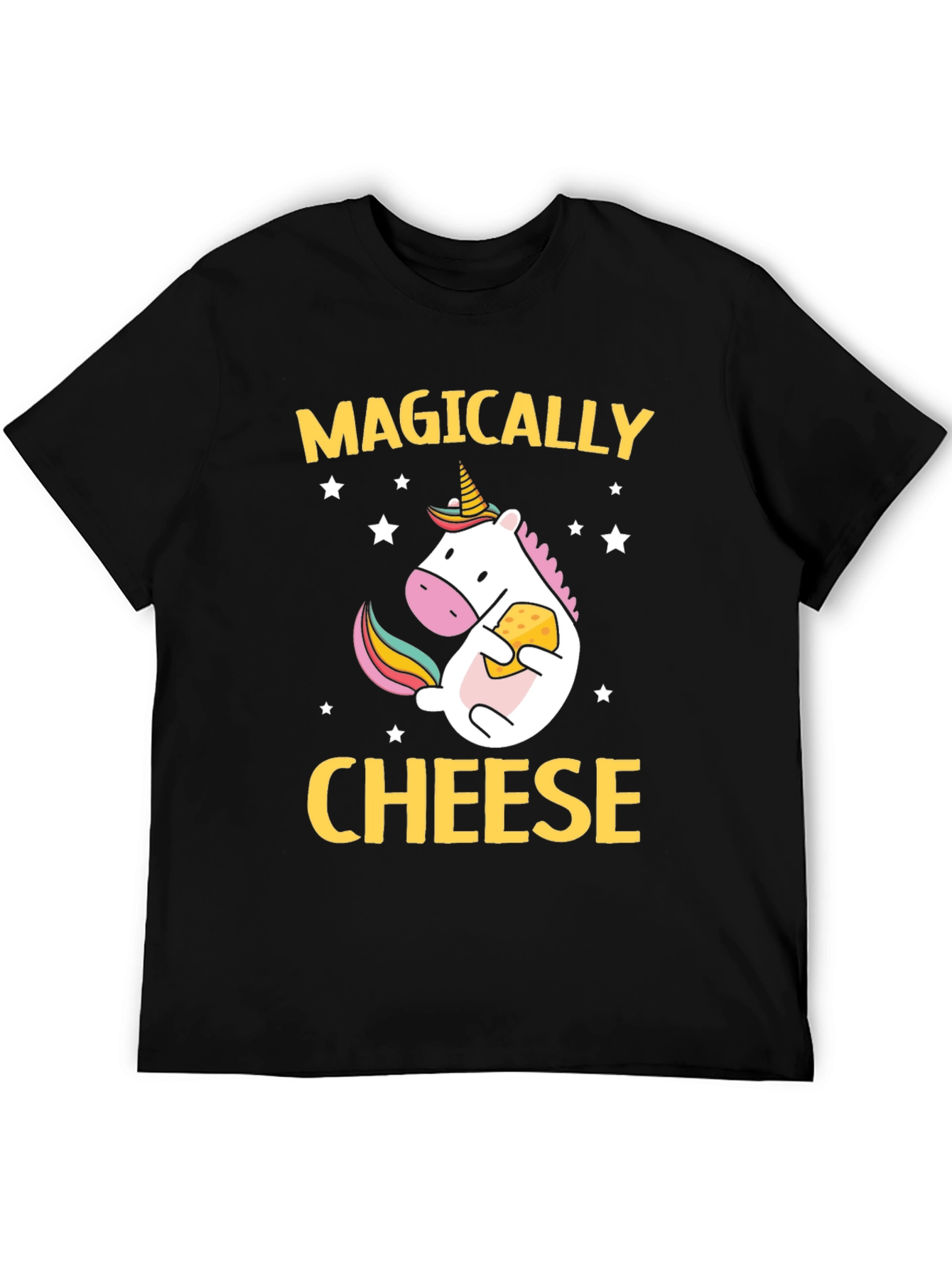 Magically Cheese Unicorn Graphic T-Shirt
