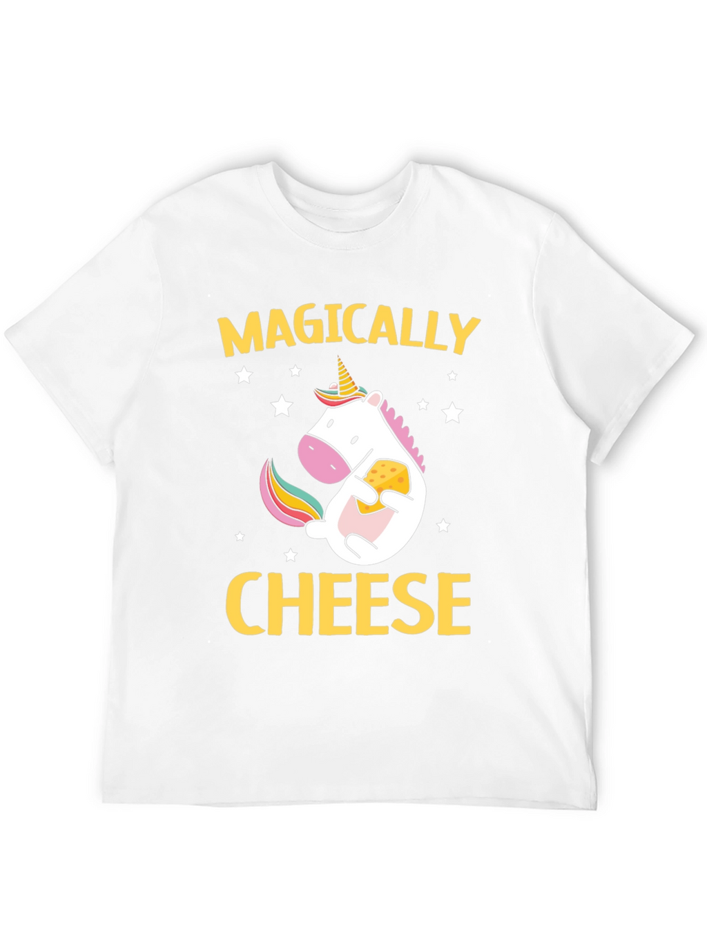 Magically Cheese Unicorn Graphic T-Shirt