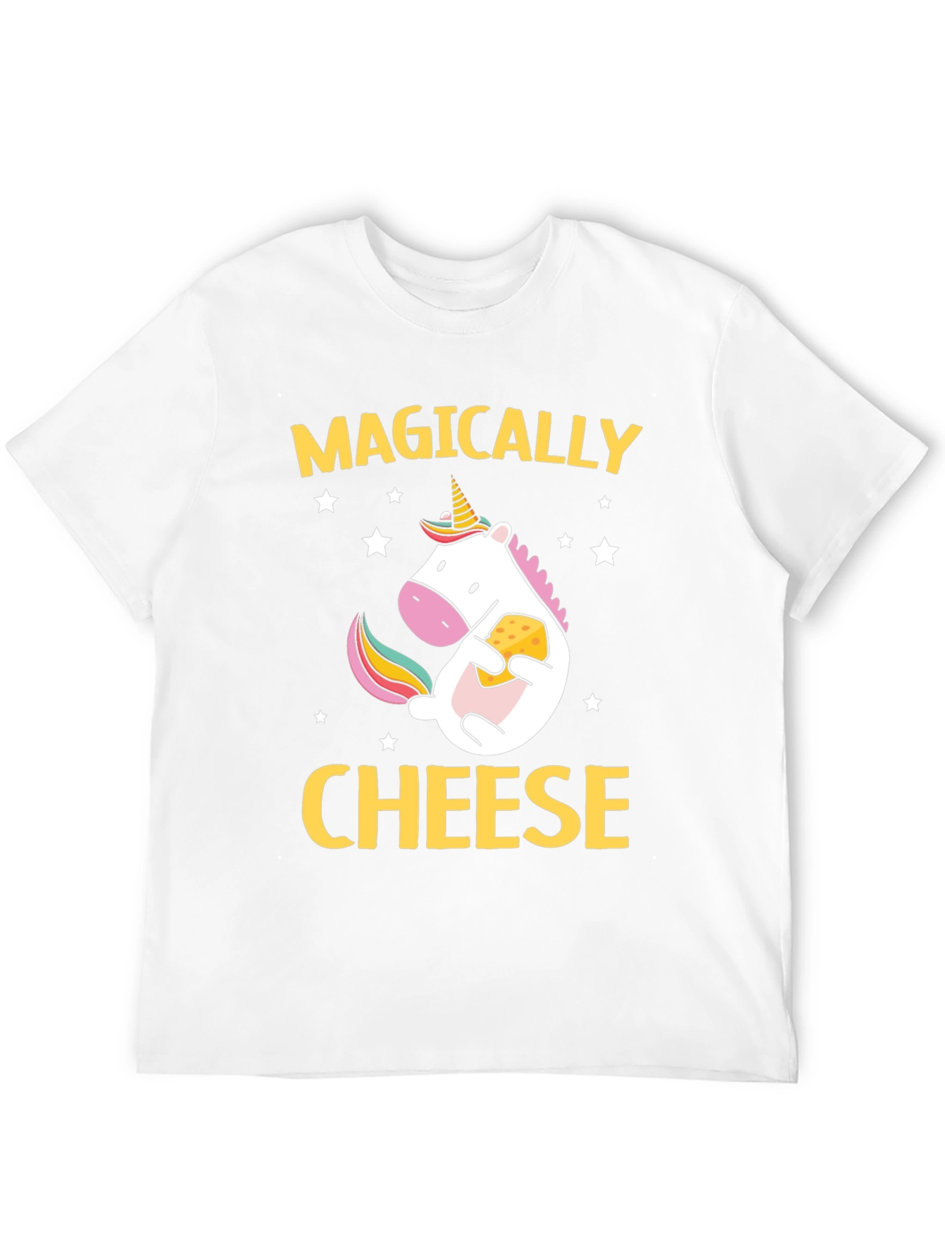Magically Cheese Unicorn Graphic T-Shirt