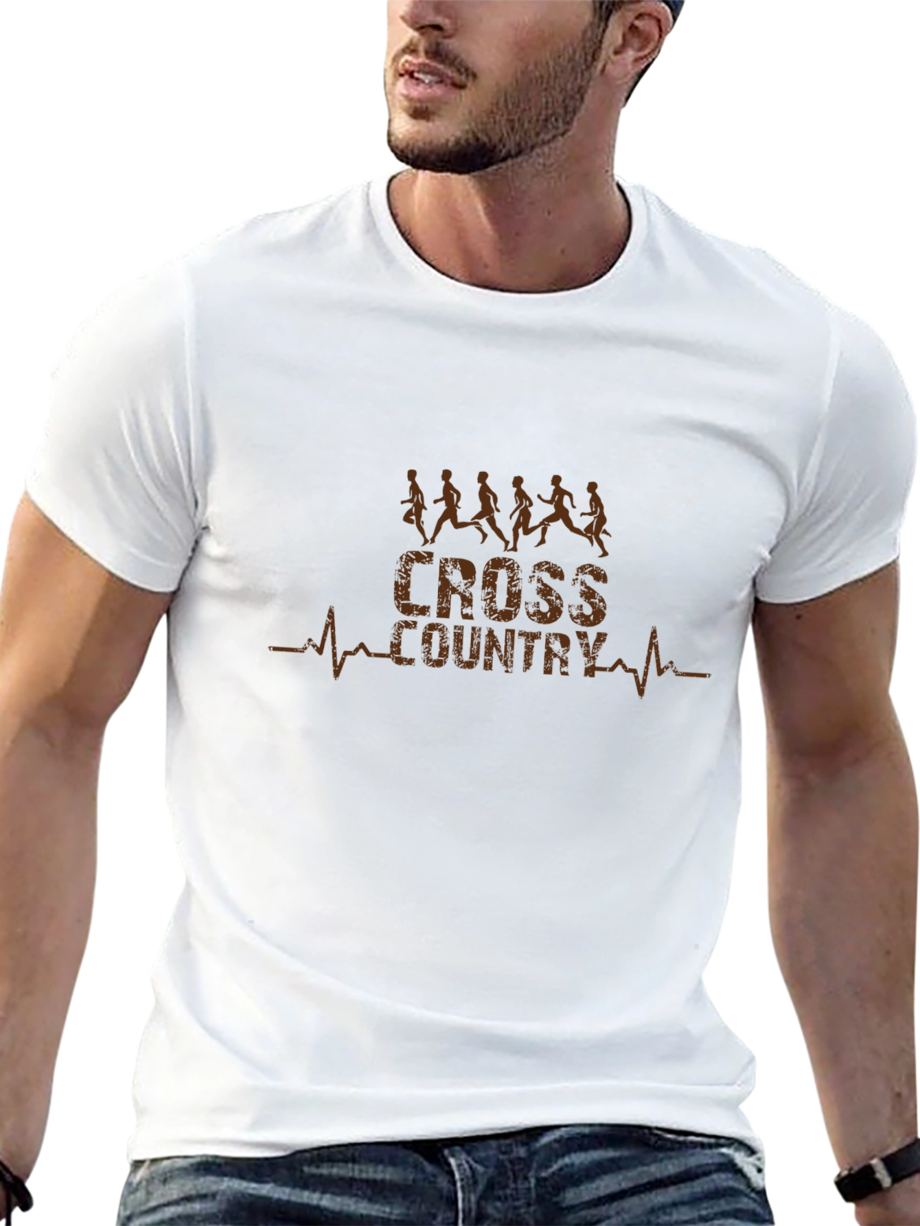 Cross Country Running Graphic T-Shirt