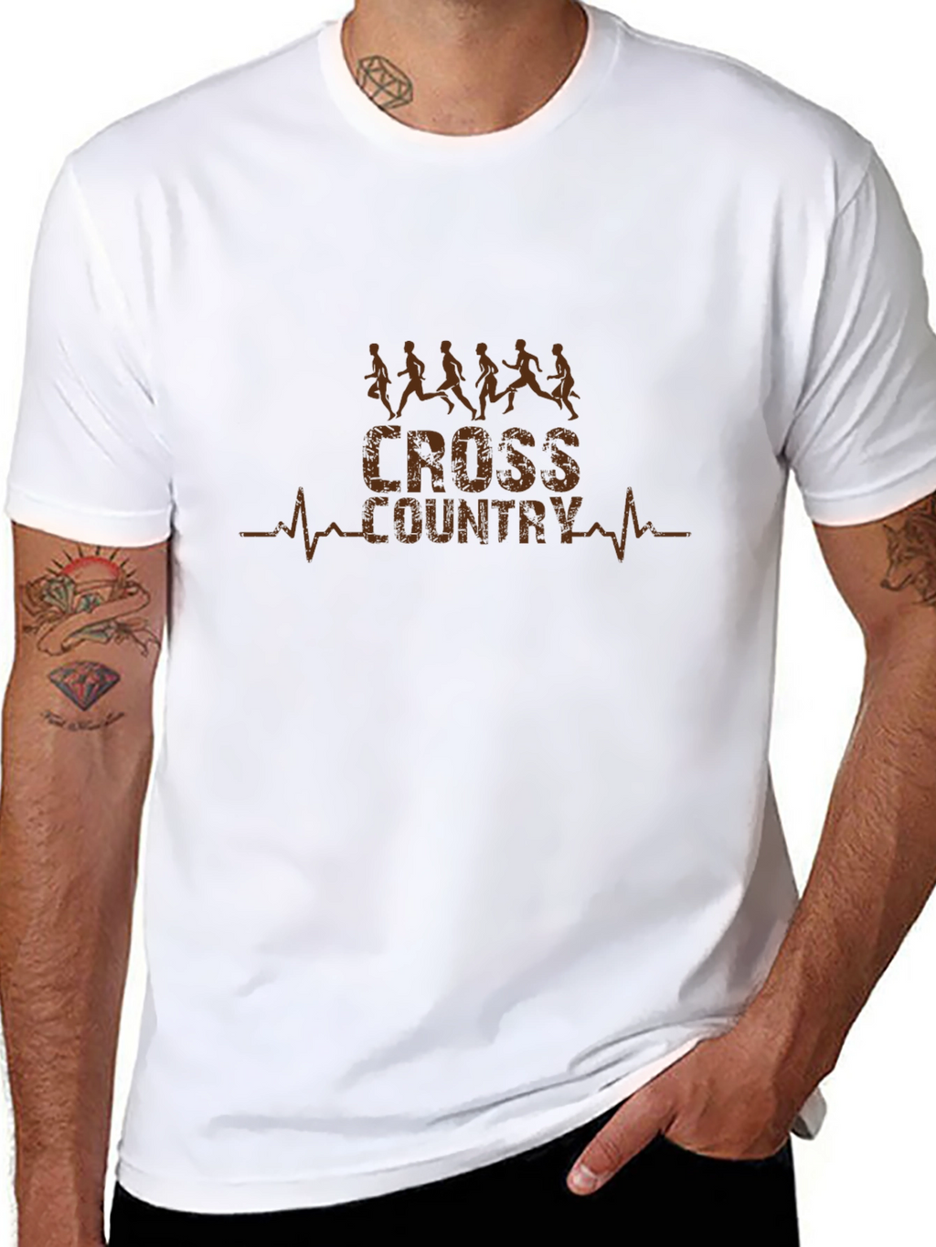 Cross Country Running Graphic T-Shirt