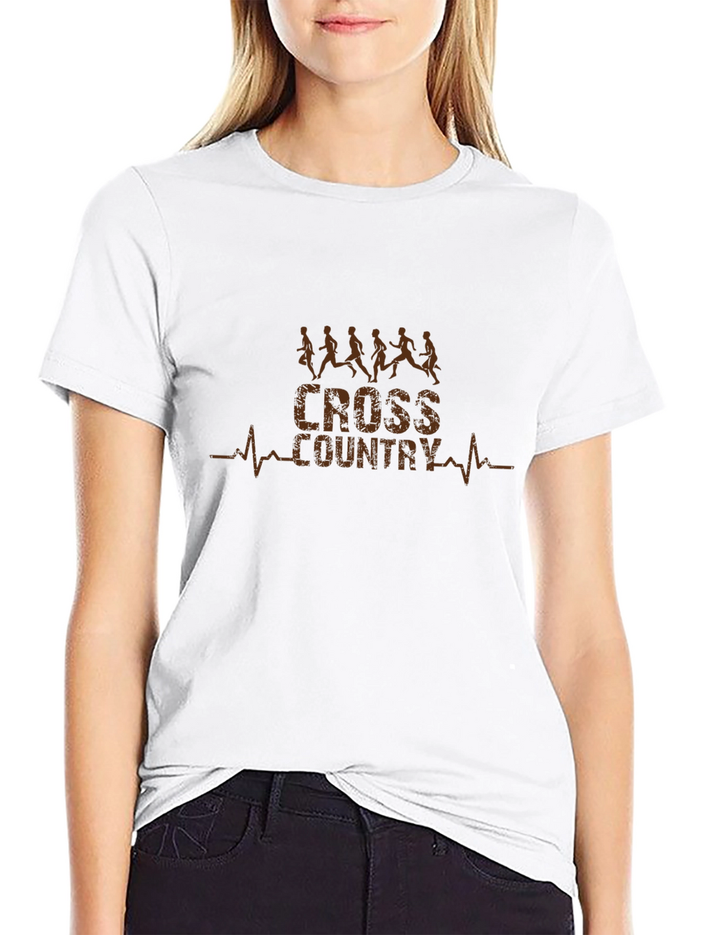 Cross Country Running Graphic T-Shirt