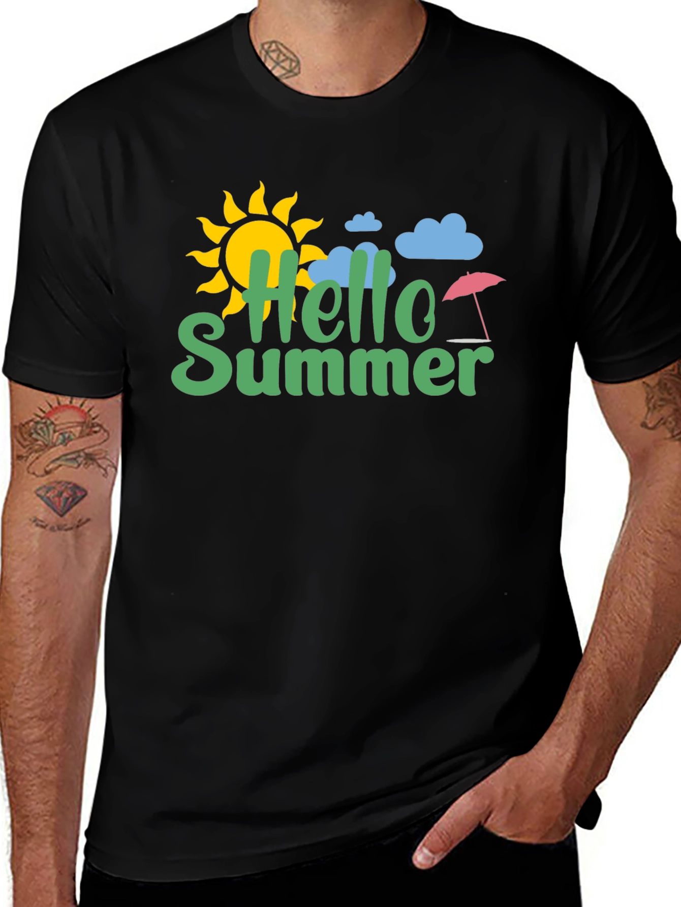 Hello Summer Graphic T-Shirt