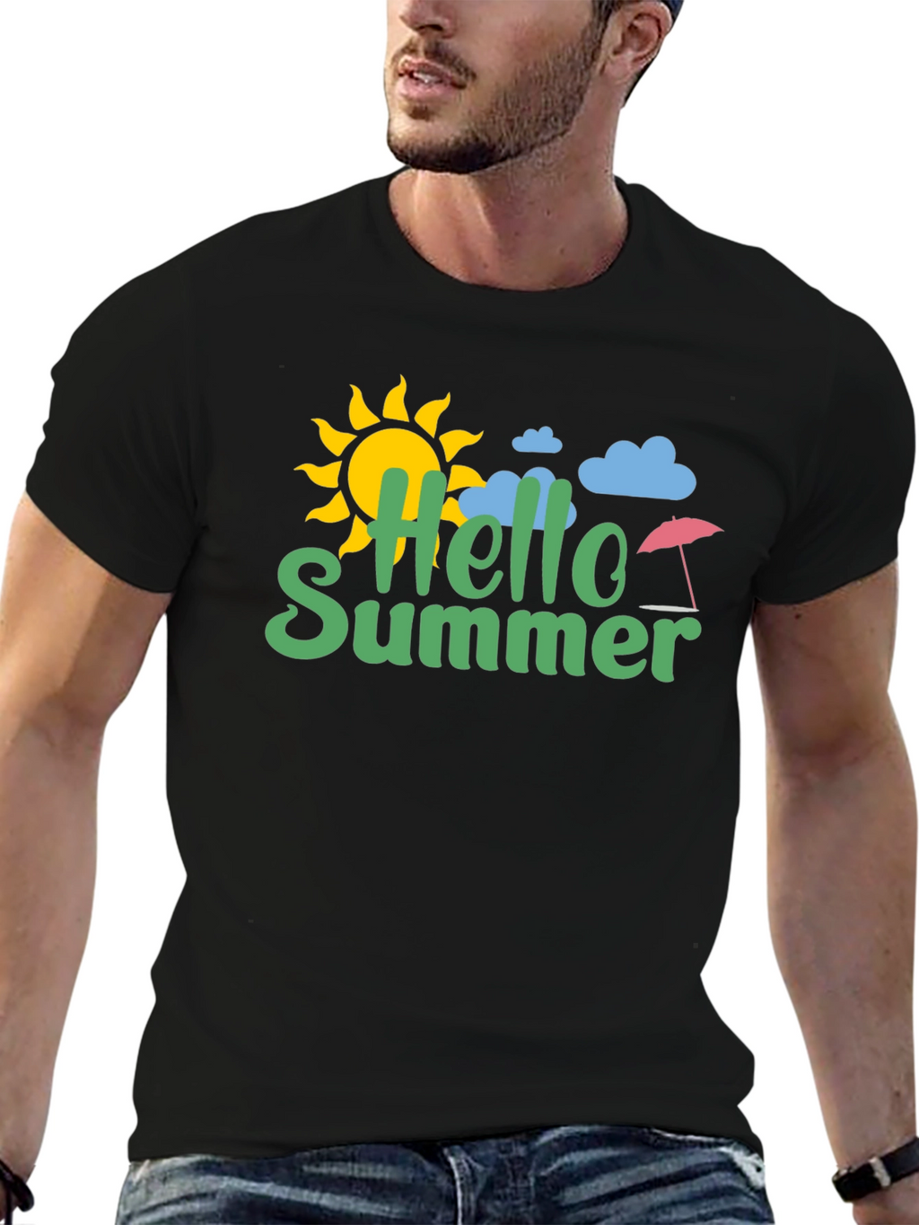 Hello Summer Graphic T-Shirt