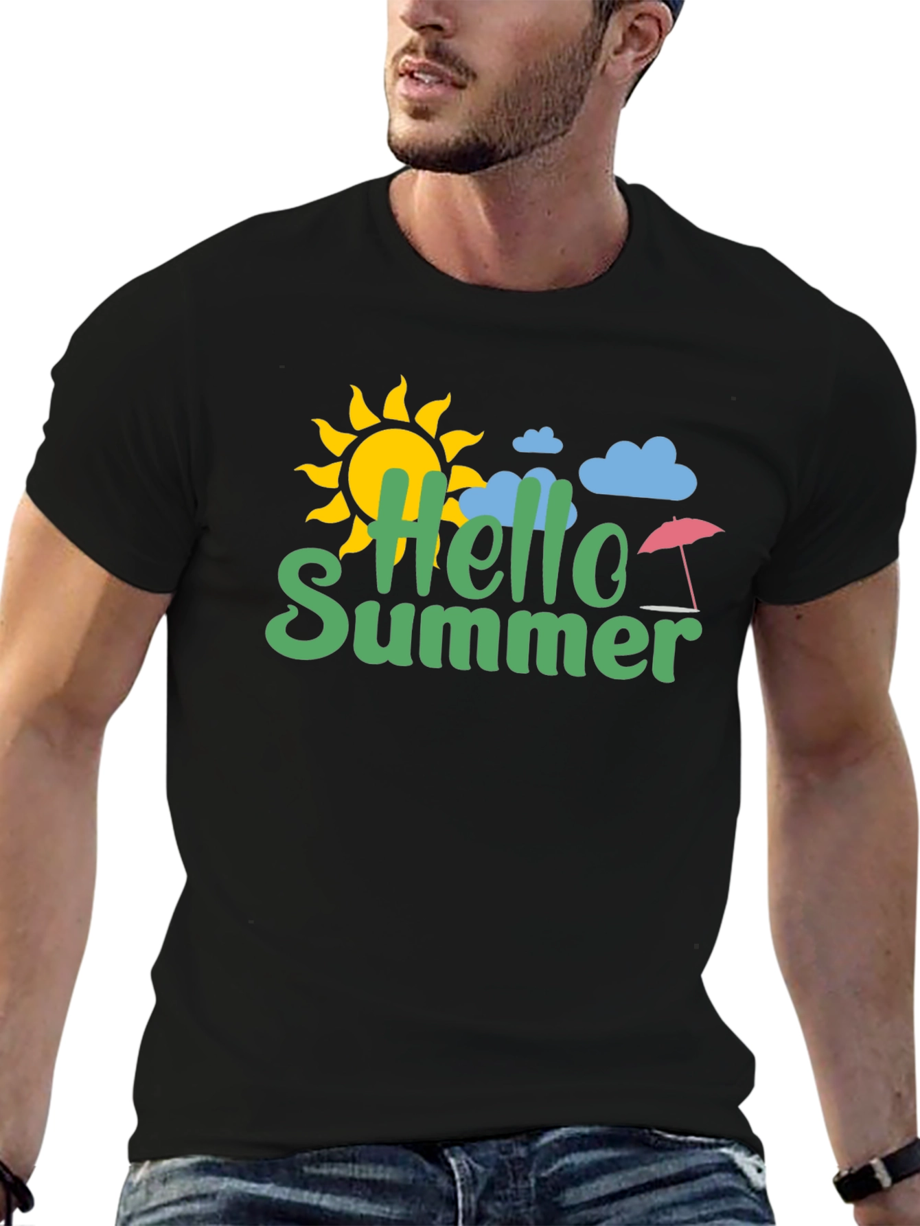 Hello Summer Graphic T-Shirt